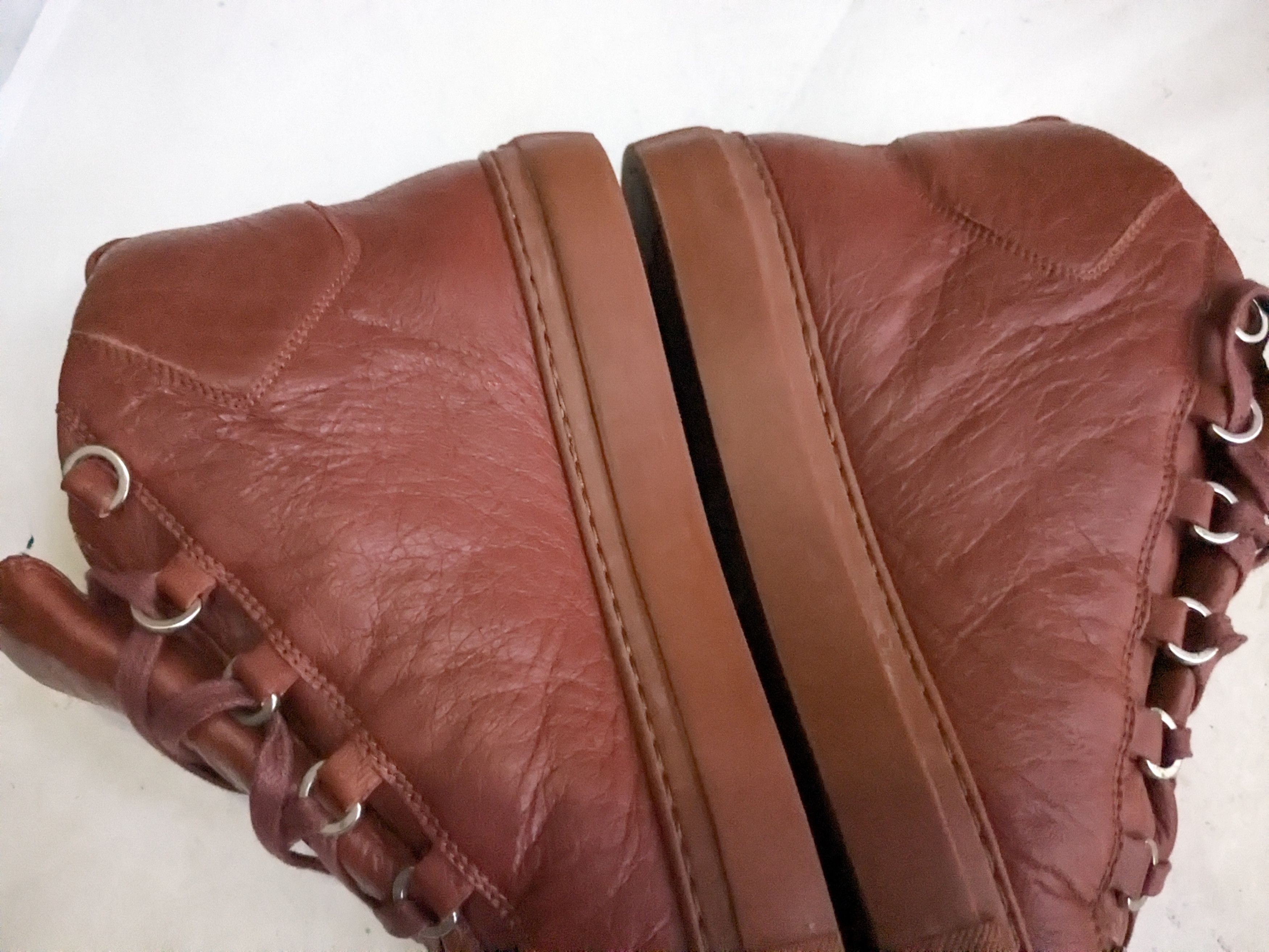 Balenciaga Balenciaga Arena Brown 11 High Tops Leather Size US 11 / EU 44 - 8 Thumbnail
