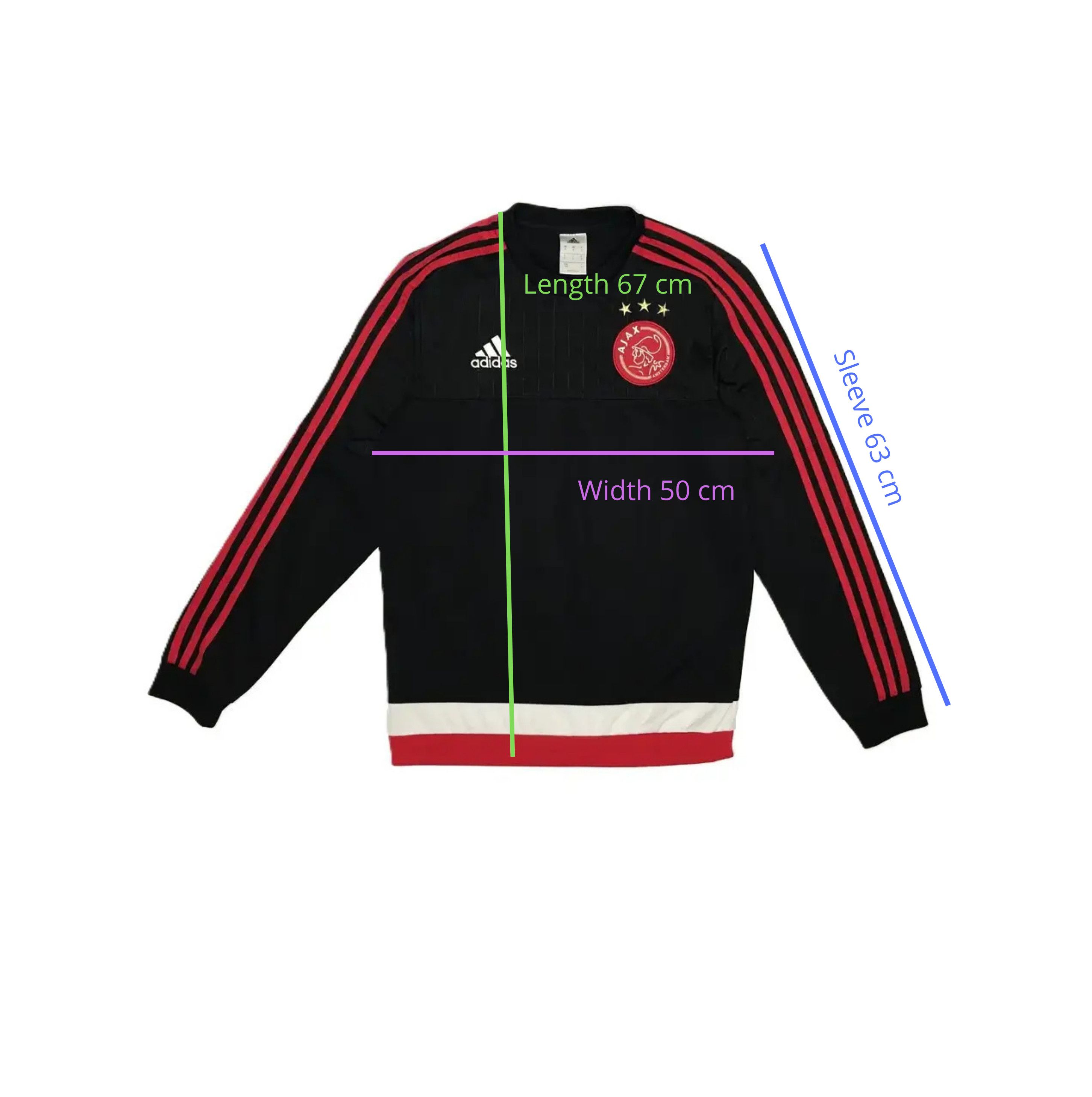 Adidas Ajax 2015-16 Training Football Jersey Shirt Sz S Size US S / EU 44-46 / 1 - 2 Thumbnail