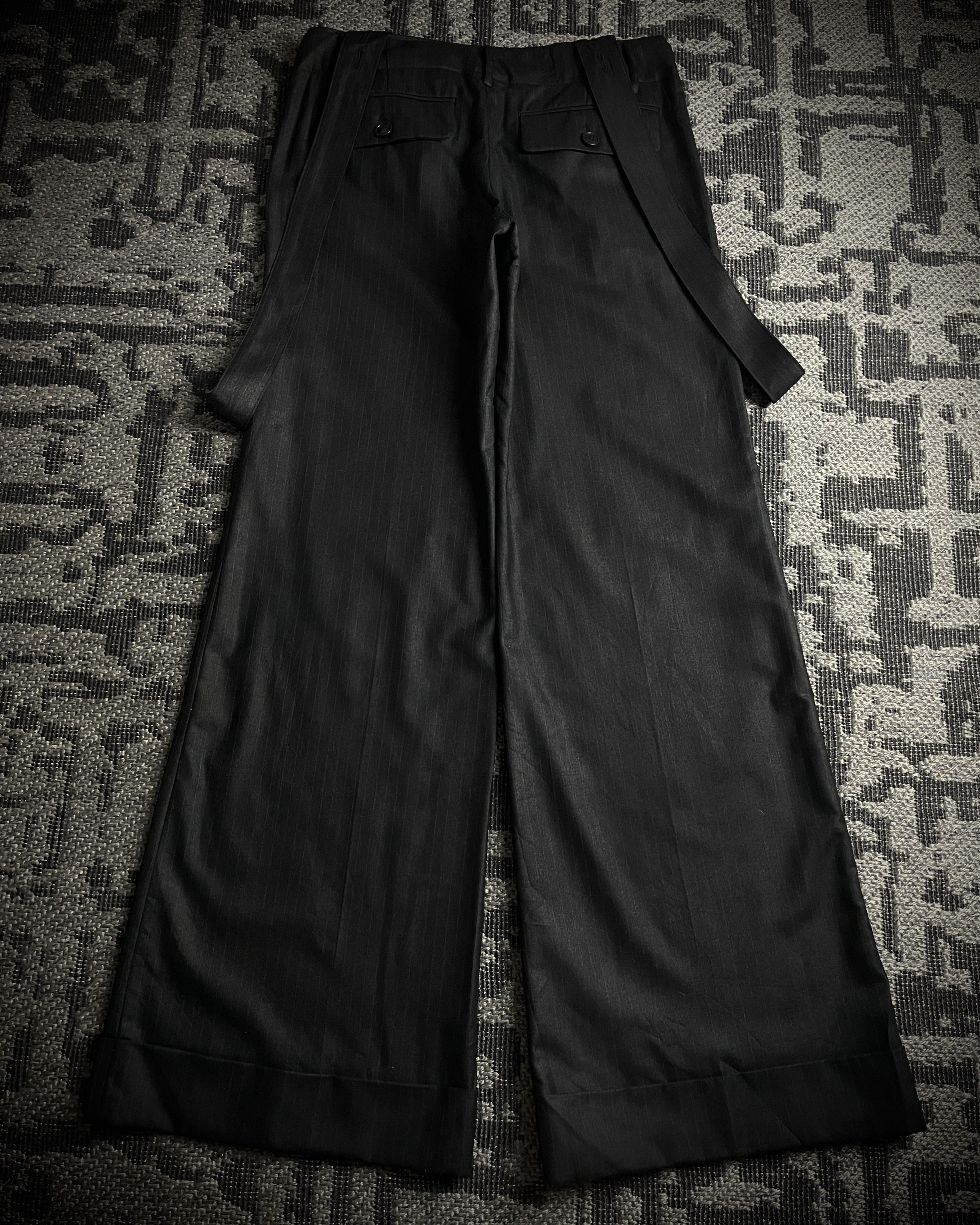 Tornado Mart Tornado Mart Femme Wide-Leg Strap Pants Size US 31 - 6 Thumbnail