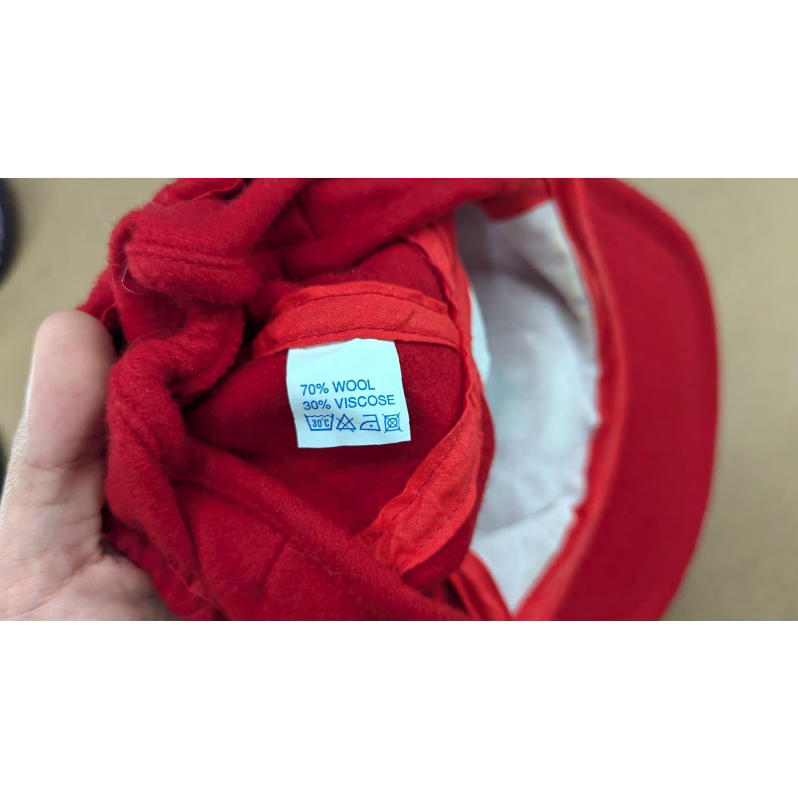Vintage VINTAGE Lillehammer 1994 Olympics Fleece Cap Hat Wool Viscose Norway Red Cap L Unisex Adults Mens Women’s Size US L / EU 52-54 / 3 - 3 Thumbnail
