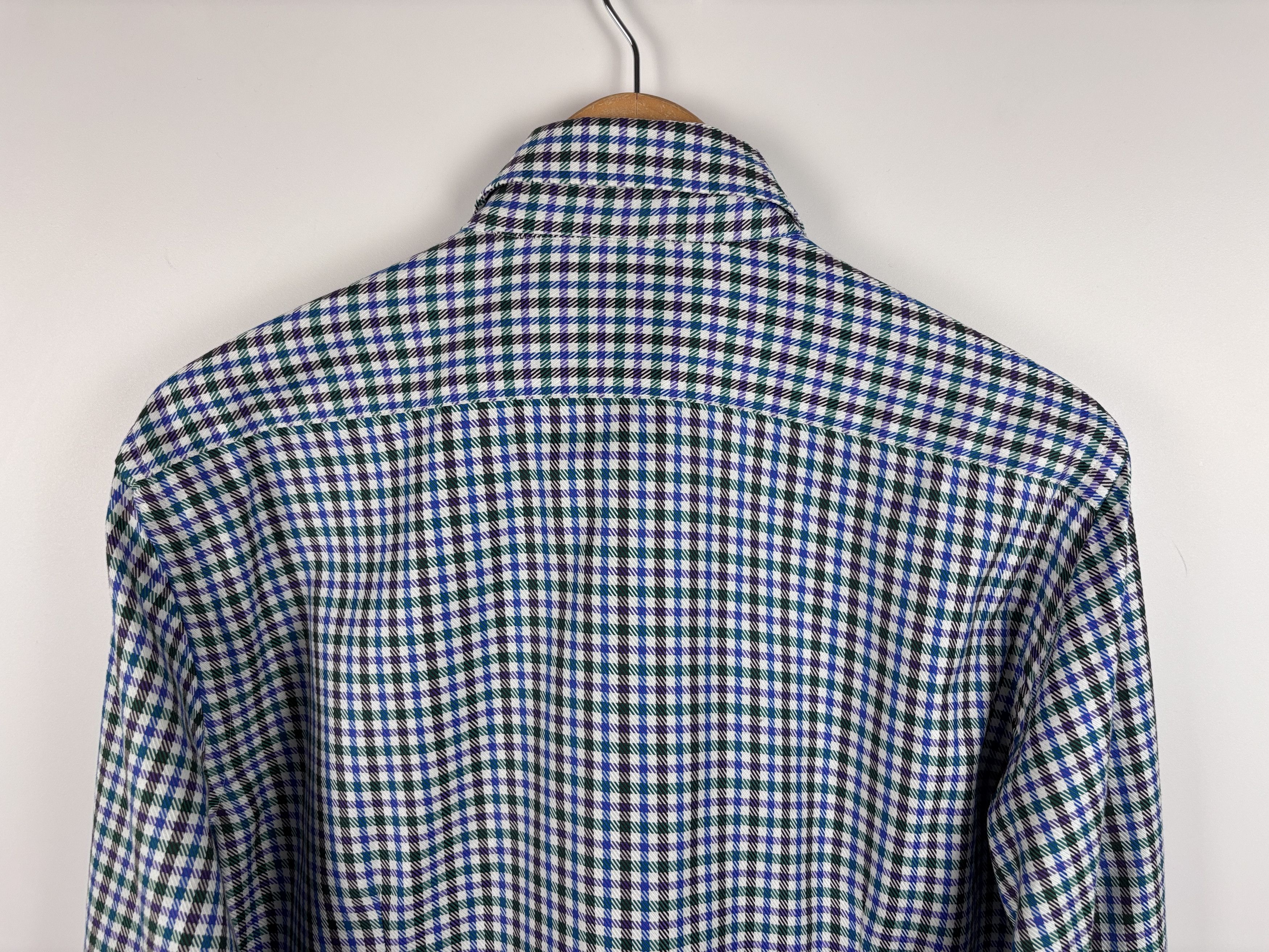 Etro Etro Button Up Long Sleeve Check Shirt Plaid Multicolor 41 Size US L / EU 52-54 / 3 - 5 Thumbnail