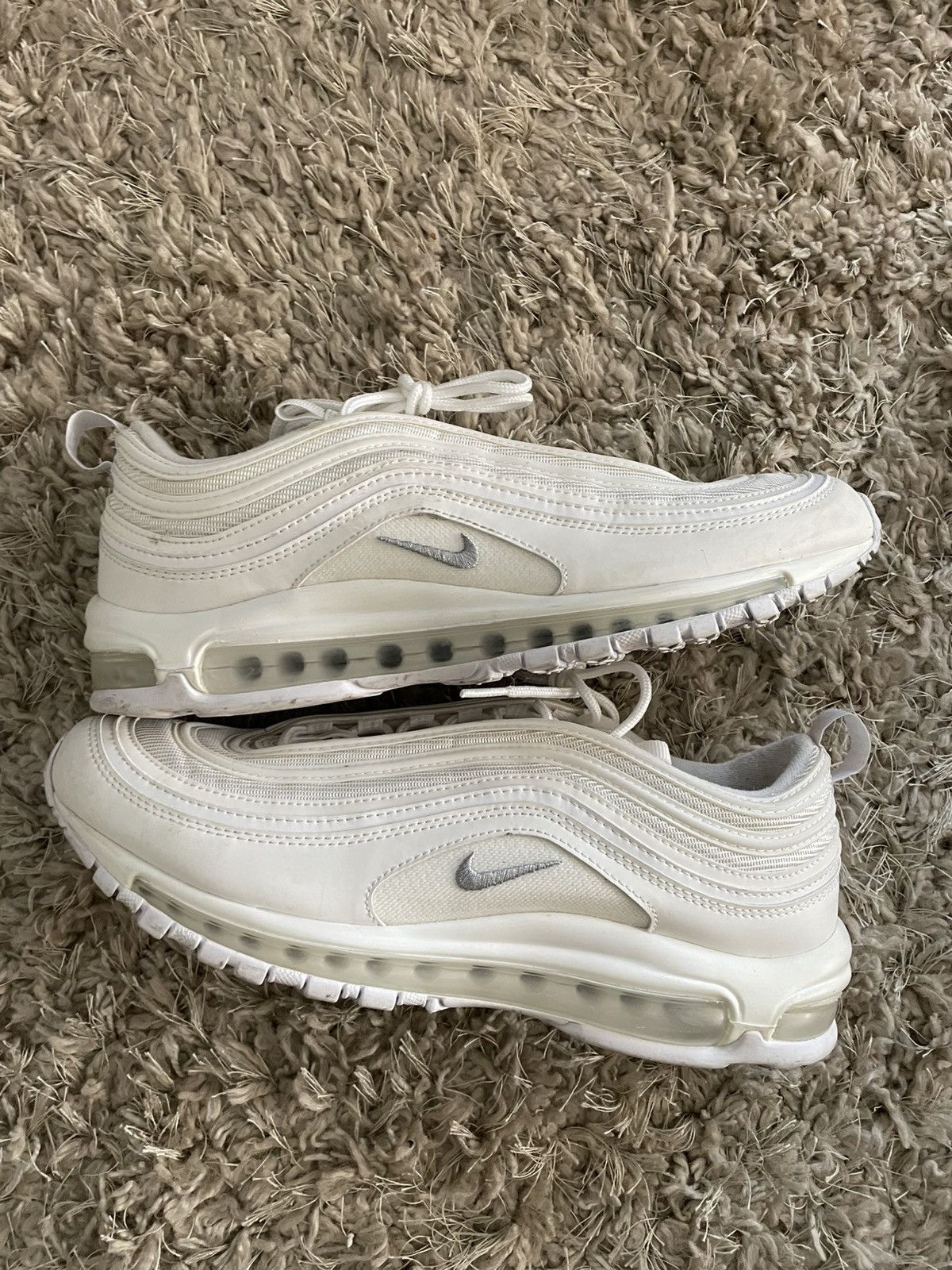 Nike Nike Air Max 97 Triple White Size US 11 / EU 44 - 2 Thumbnail