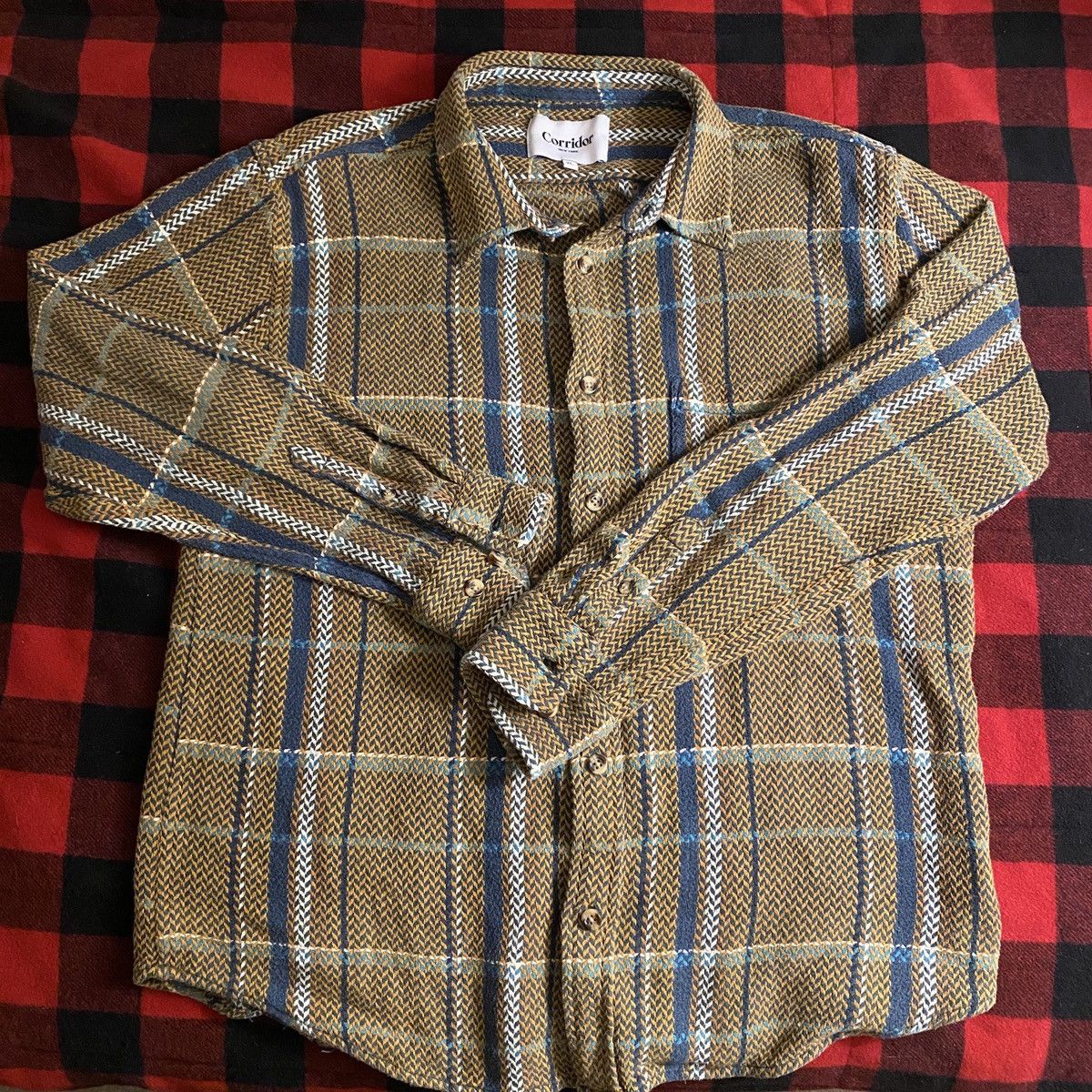 Corridor Corridor Acid Plaid “Brook Trout” shirt Size US L / EU 52-54 / 3 - 1 Thumbnail
