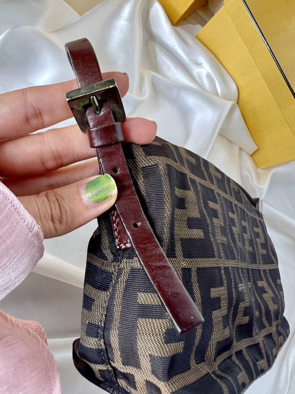 Fendi Fendi Zucca Mini Pochette Shoulder Bag Size ONE SIZE - 4 Thumbnail