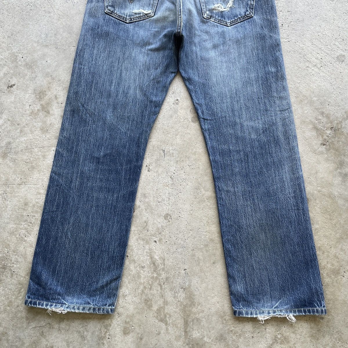 Levi's Vintage Levi’s 501 Ripped Jeans Faded Distressed Denim Pants Size US 33 - 14 Thumbnail