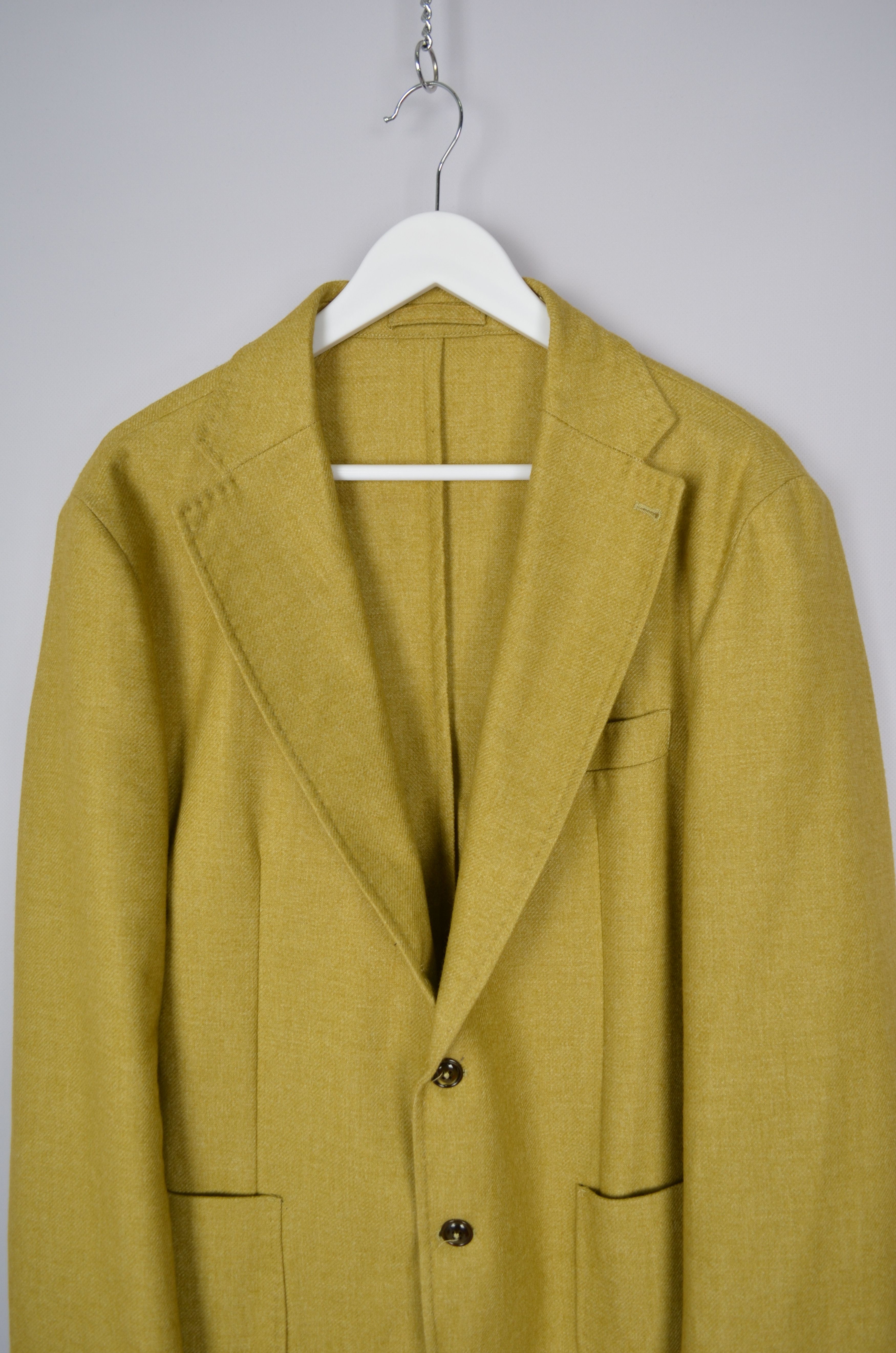 Designer Exibit La Sartoria Wool Polyester Blend Blazer Size US44 Size 44R - 2 Thumbnail