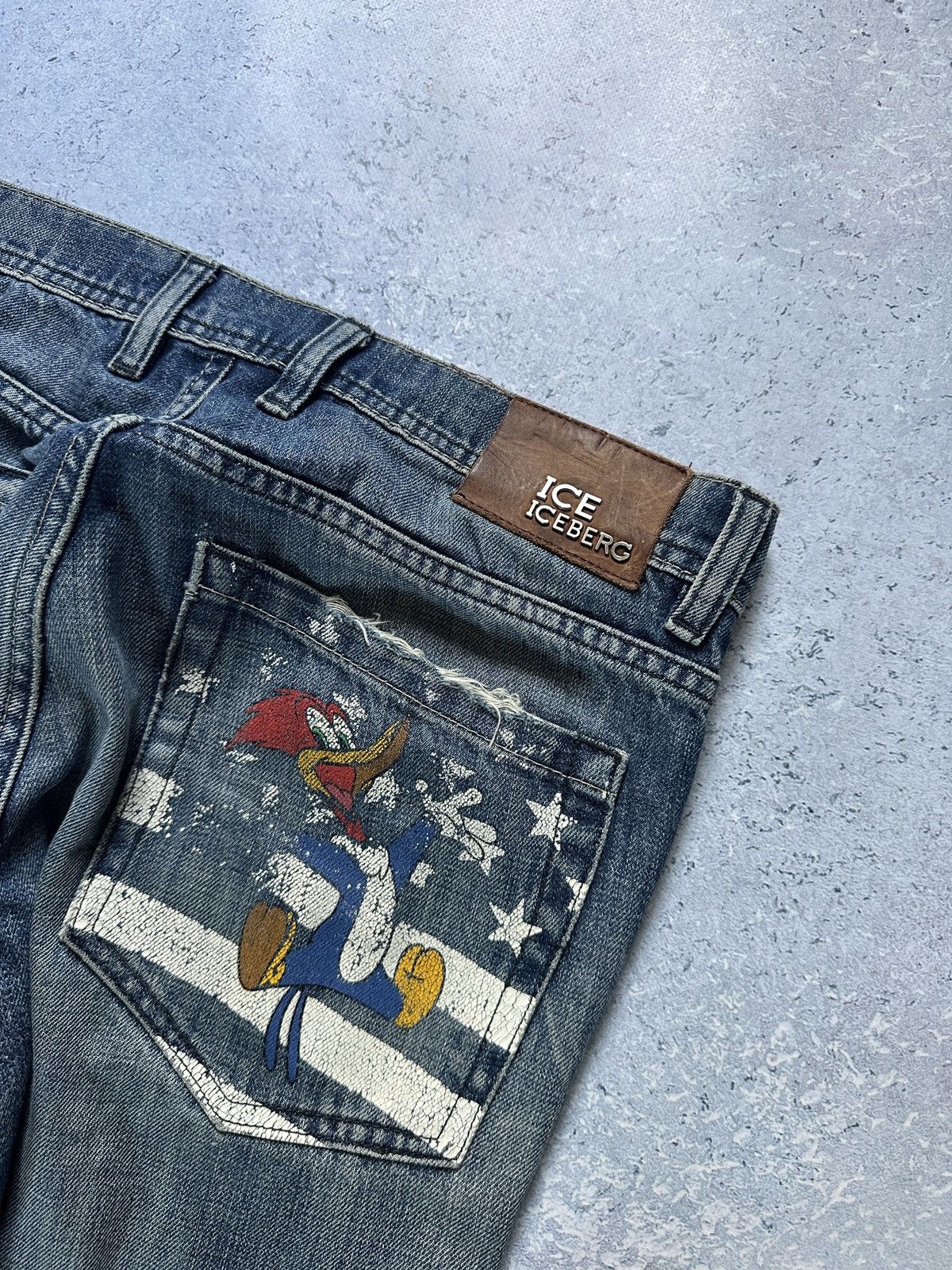 Iceberg Iceberg Looney Tunes Jeans Men’s 31 Vintage Disney Rare Size US 31 - 3 Thumbnail