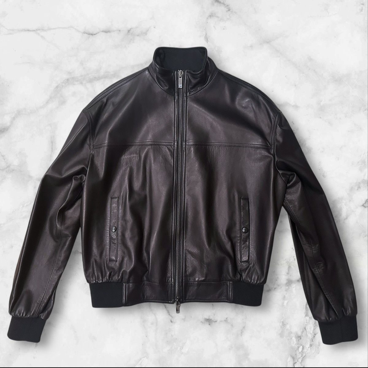 Valentino Valentino VLTN Lambskin Bomber Jacket Size US M / EU 48-50 / 2 - 2 Thumbnail