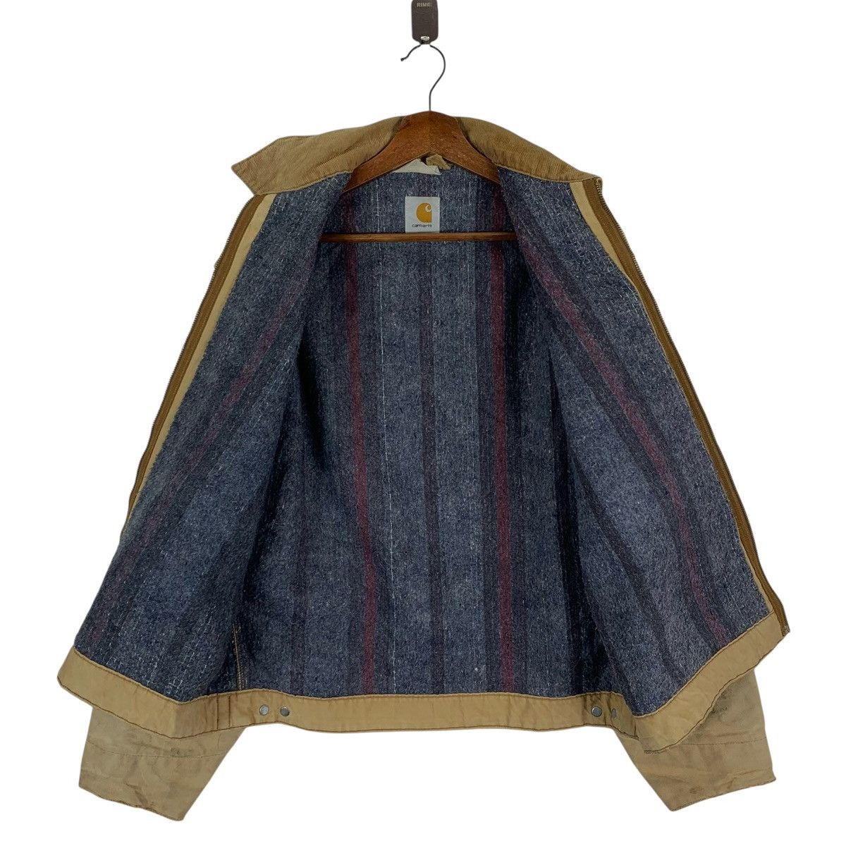 Carhartt VINTAGE CARHARTT DETROIT WORKER DENIM BOMBER JACKET Size US M / EU 48-50 / 2 - 2 Thumbnail