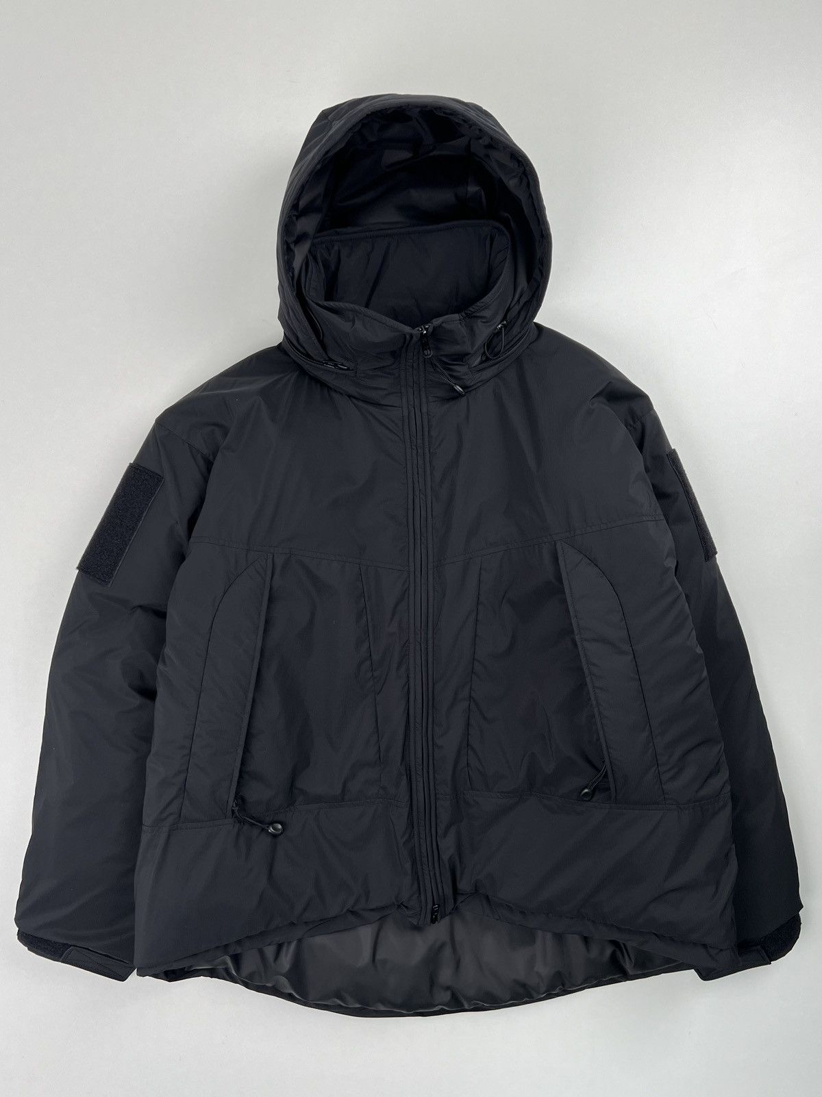 image of N Hoolywood Test Product Exchange Service Monster Parka in Black, Men's (Size Small)