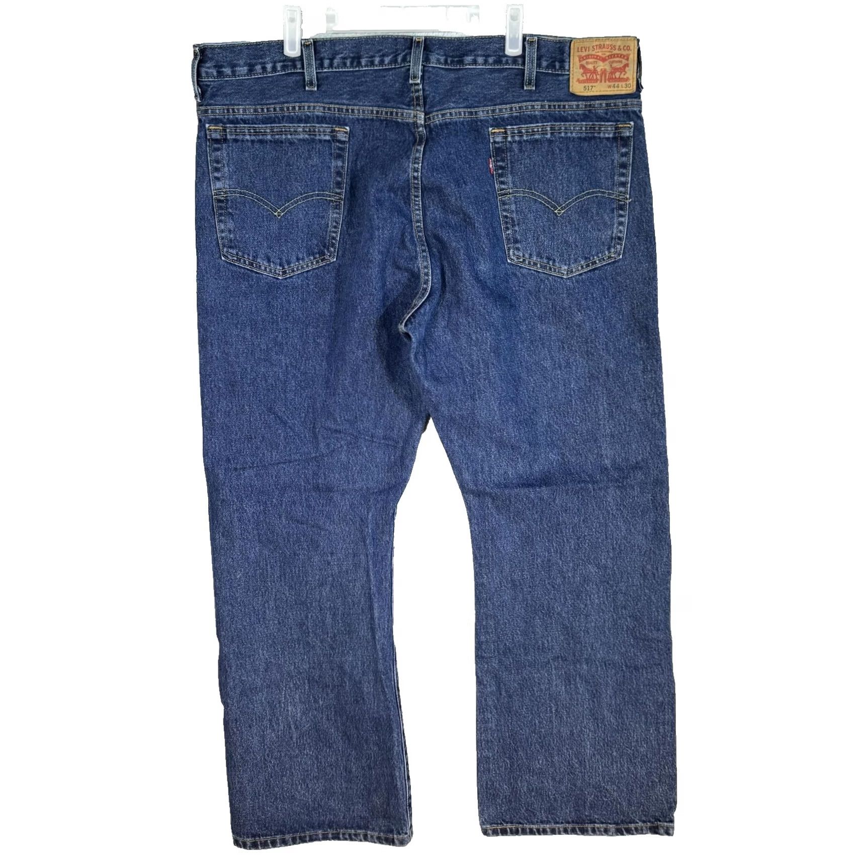 Levi's VINTAGE Levis 517 Jeans Mens 44x30 Blue Denim Bootcut Straight Leg 100% Cotton Size US 44 / EU 60 - 2 Thumbnail