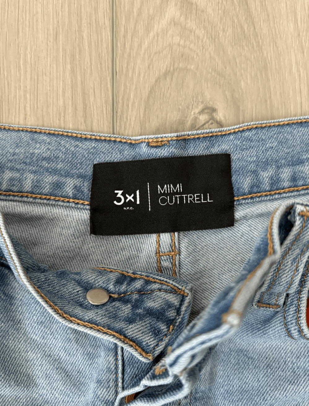 3x1 3x1 x Mimi Cuttrell Kirk High Rise Medium Wash Skinny Jeans Size 28" / US 6 / IT 42 - 7 Thumbnail