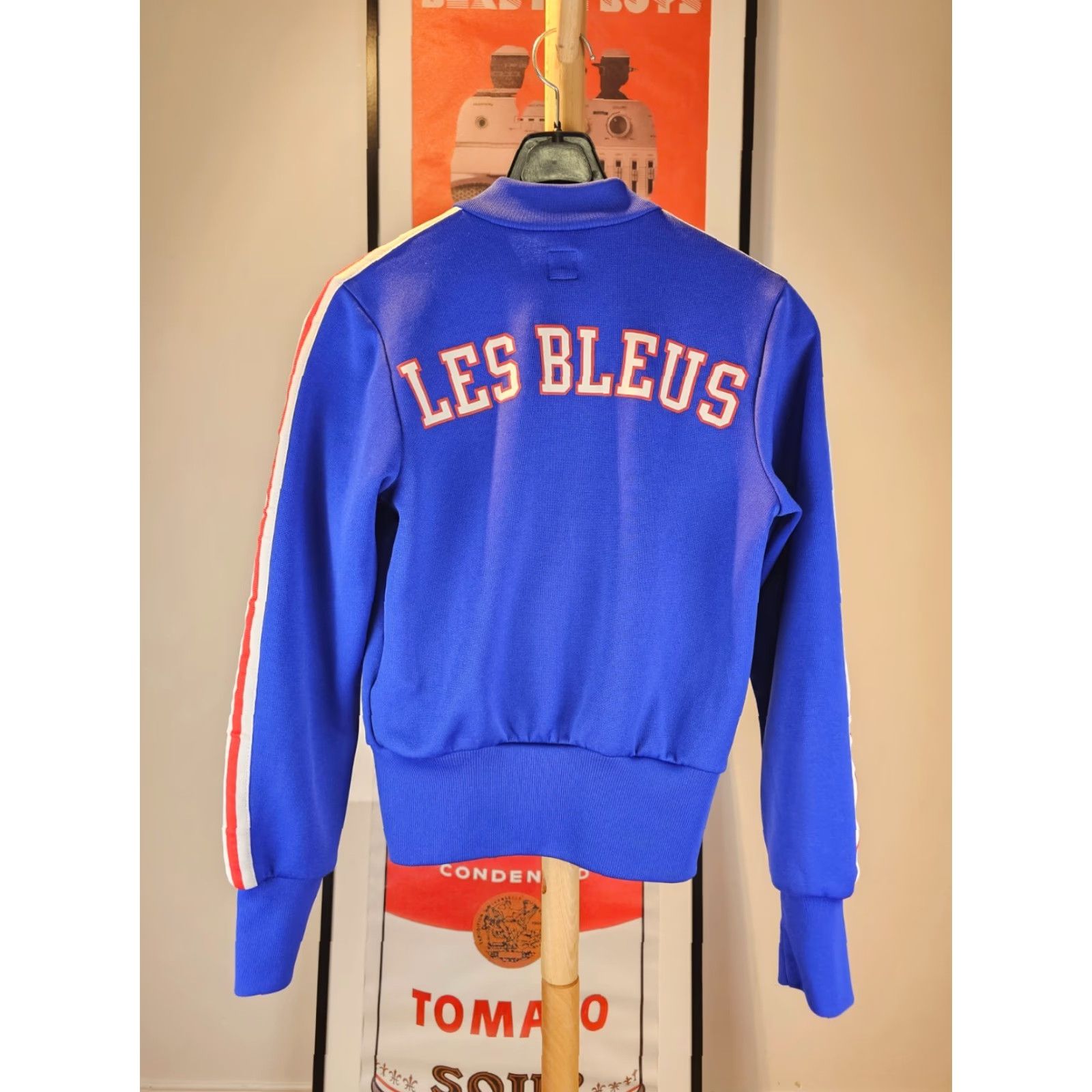 Adidas VINTAGE adidas TREFOIL FIFA FRANCE TRACK TOP JACKET WOMEN'S XS BLUE Size XS / US 0-2 / IT 36-38 - 7 Thumbnail