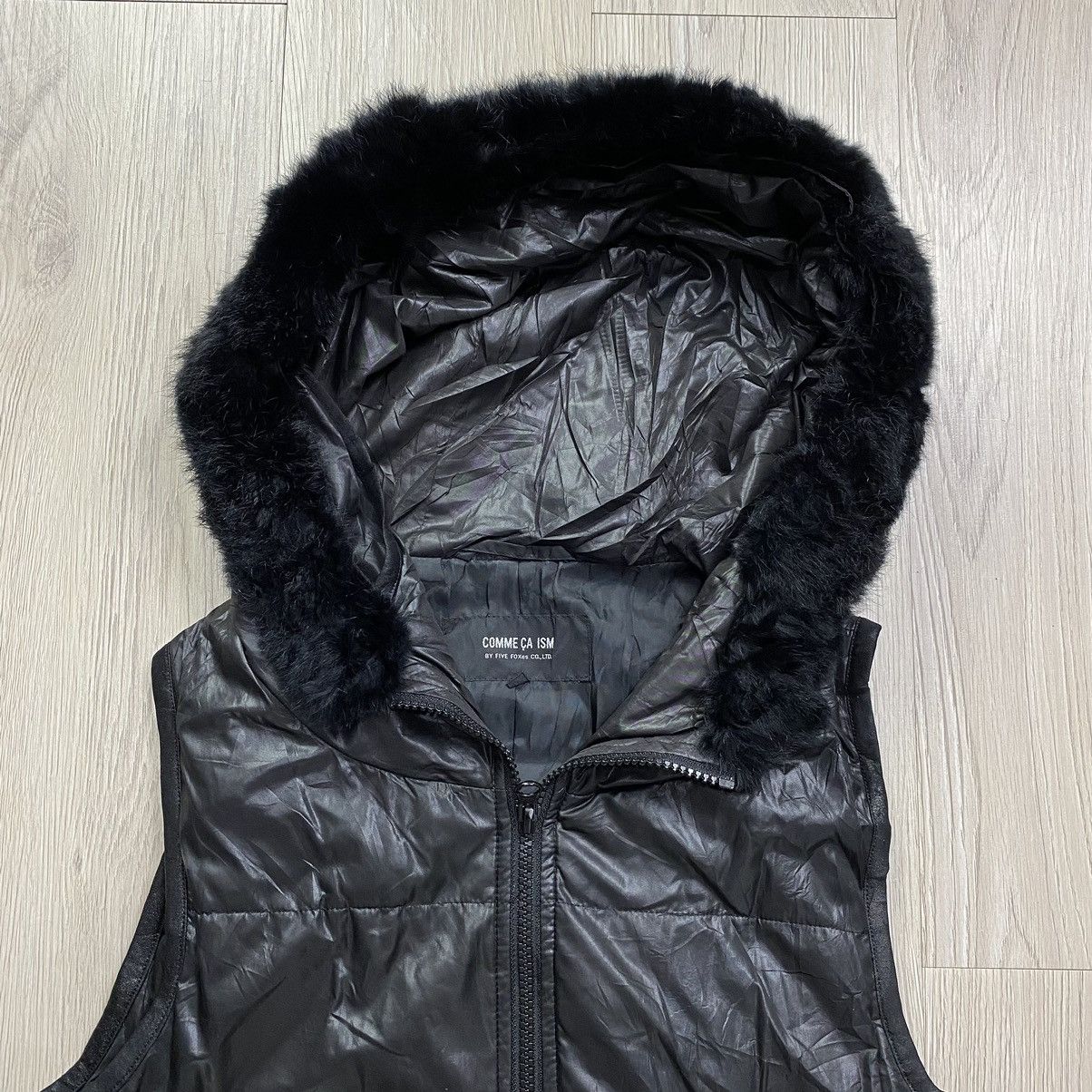 If Six Was Nine × Japanese Brand × Le Grande Bleu (L.G.B.) 2000s Comme Ca Ism Faux Fur Down vest i6w9 Style Size US M / EU 48-50 / 2 - 2 Thumbnail