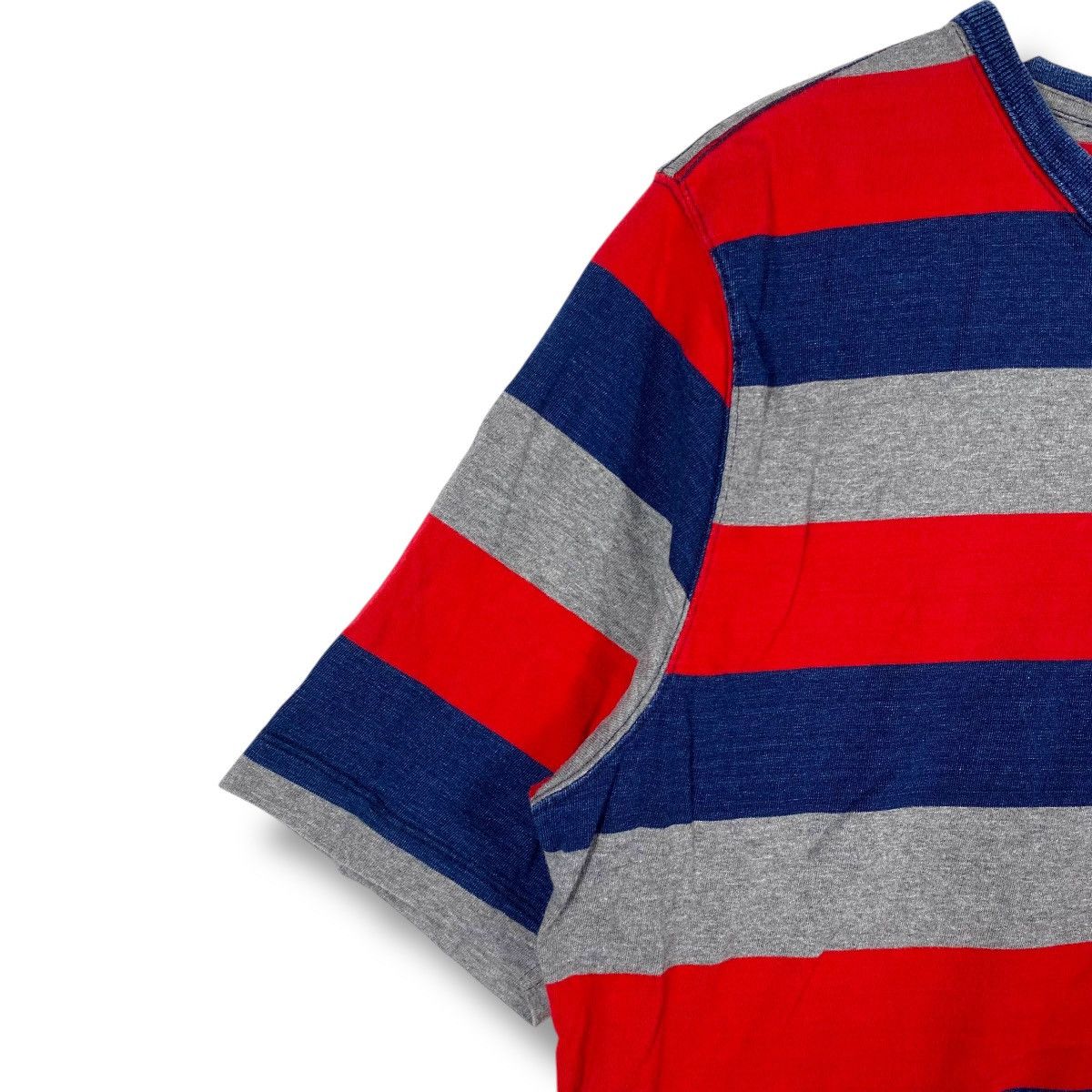 Eternal × Japanese Brand Japanese Brand ETERNAL Real Blue Striped Tee Shirt Large Size US L / EU 52-54 / 3 - 3 Thumbnail