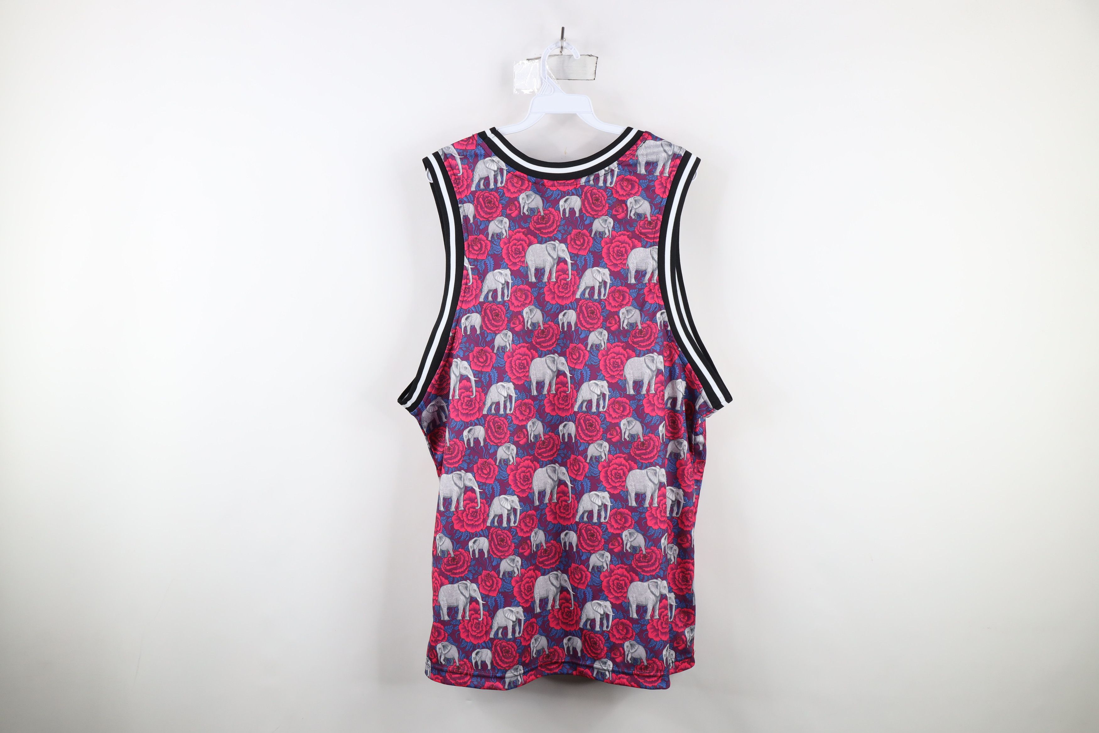 Vintage × WeSC New WESC Elephant All Over Print Basketball Jersey Tank Top Size US XXL / EU 58 / 5 - 10 Thumbnail