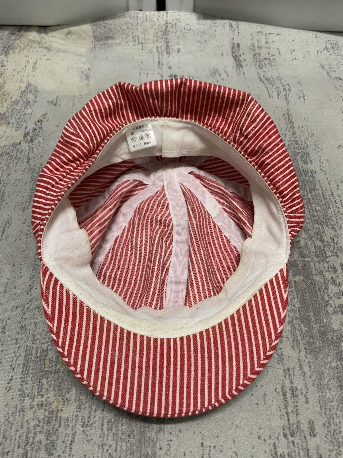 If Six Was Nine Japanese Brand Retro Hickory Striped Newboys Hat Size ONE SIZE - 6 Thumbnail