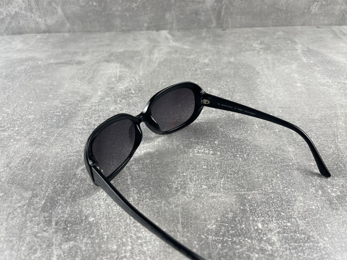 Fendi Fendi Black Oval FF Monogram Sunglasses Italy Made Vintage Size ONE SIZE - 4 Thumbnail