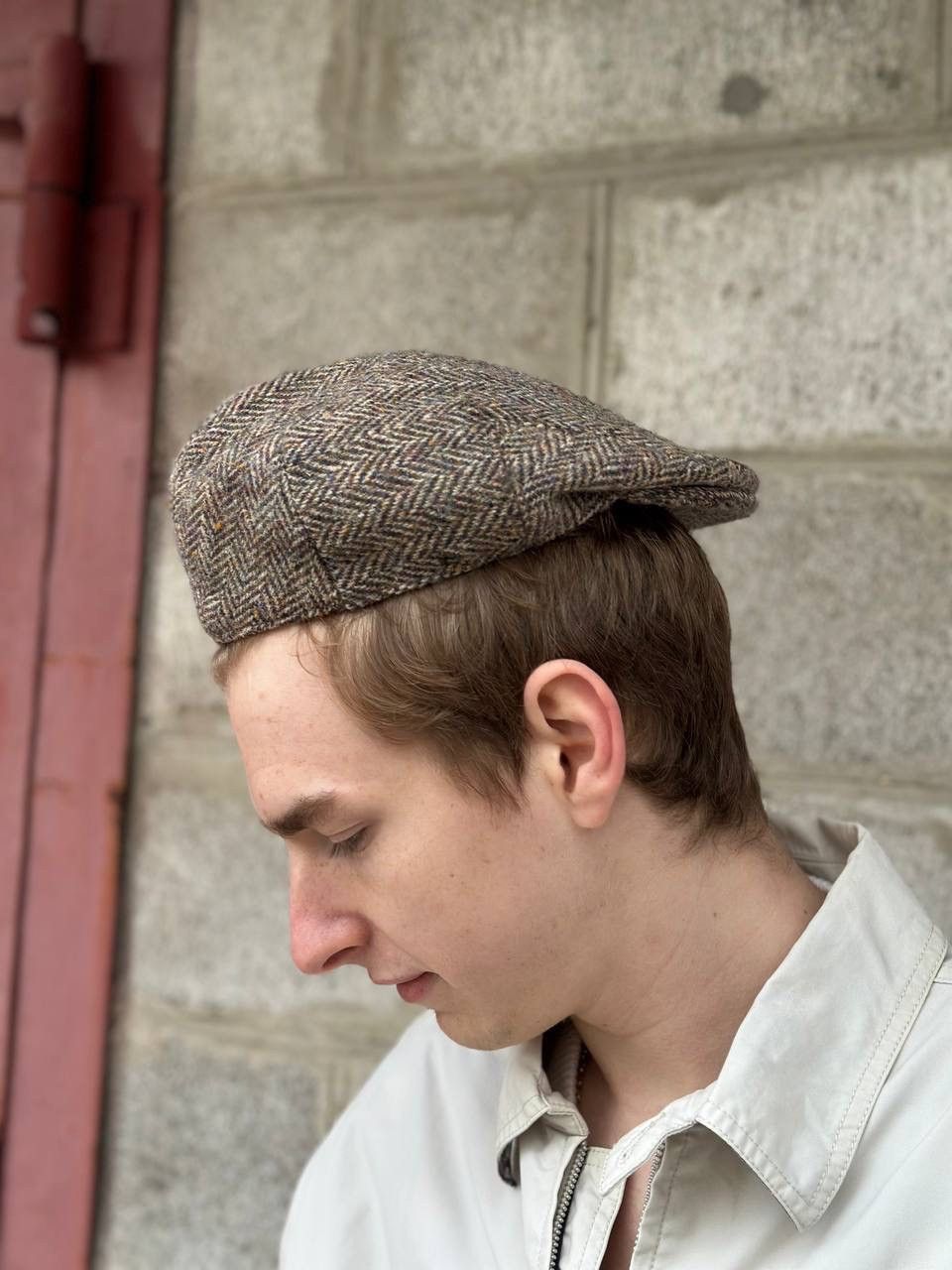 Harris Tweed Luxury Harris Tweed Hat Cap Size 55 Wool Y2K 00s USA Size ONE SIZE - 6 Thumbnail