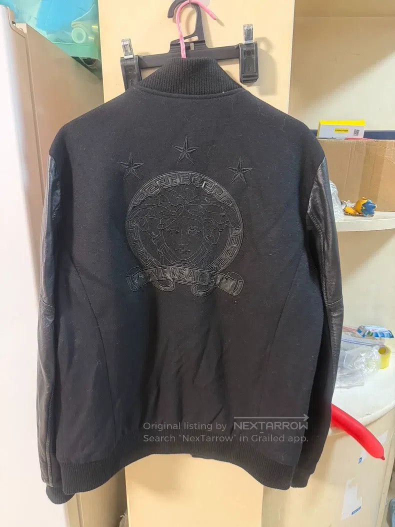 Versace Versace Medusa patchwork leather sleeve jacket coat Size US XL / EU 56 / 4 - 7 Thumbnail