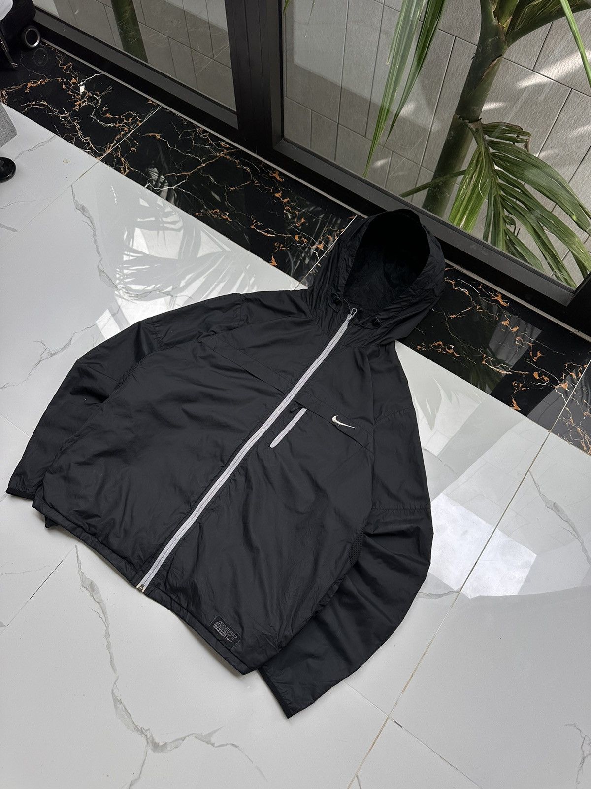Nike × Vintage NIKE ATHLETIC VINTAGE BASIC LOGO STREETWEAR LIGHT JACKET Size US XL / EU 56 / 4 - 2 Thumbnail
