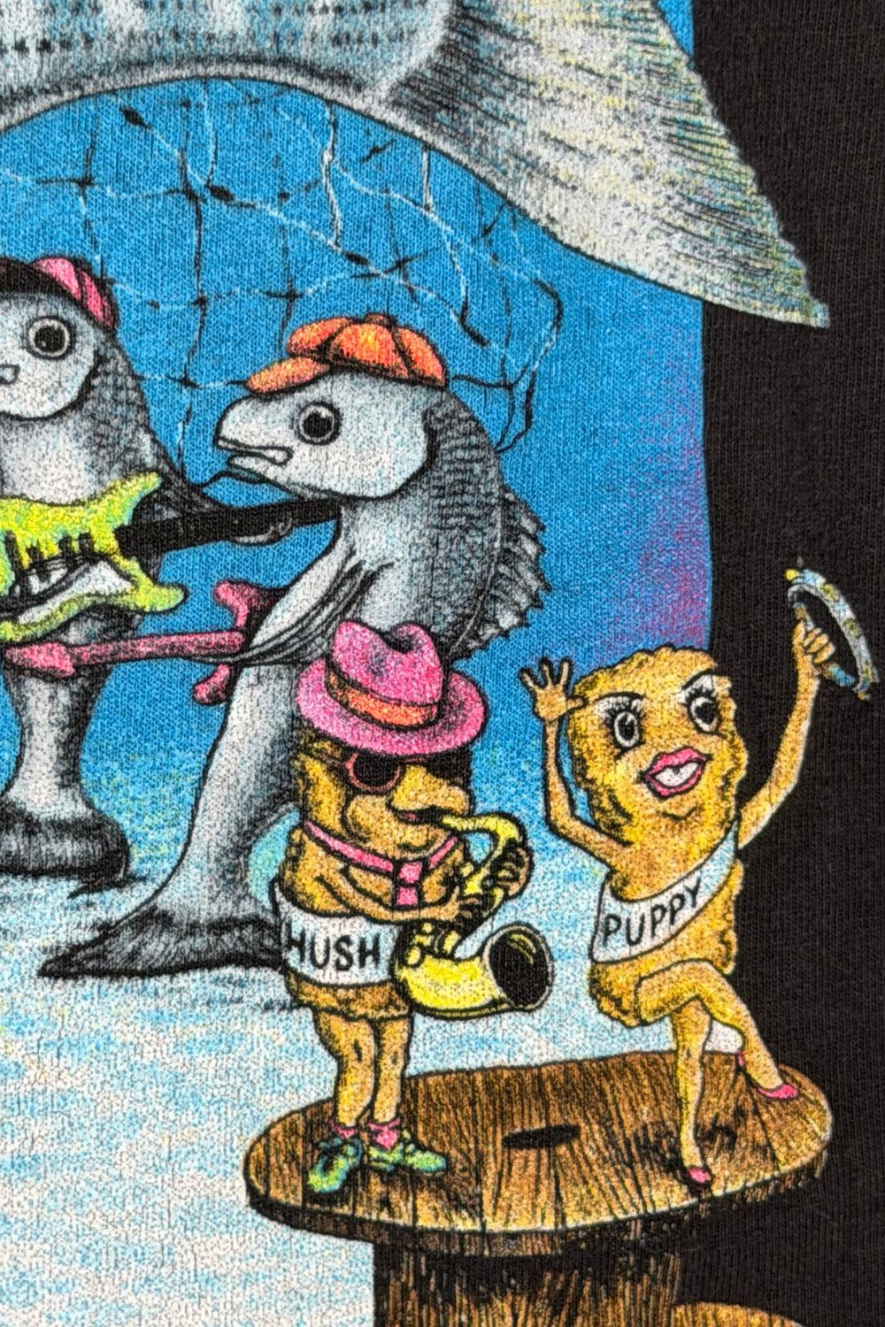 Vintage Vintage 1991 Boggy Bayou Mullet Festival Graphic Oneita Size US L / EU 52-54 / 3 - 7 Thumbnail