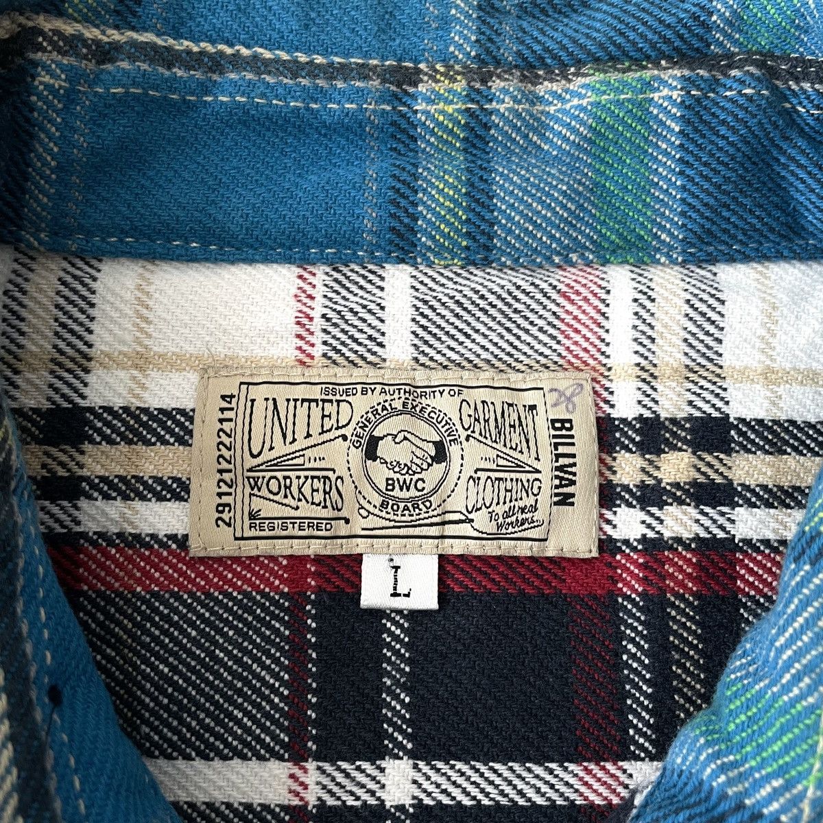 Toyo Enterprises Billvan Japan Heavy Cotton Flannel Shirts Workwear Style Size US M / EU 48-50 / 2 - 7 Thumbnail