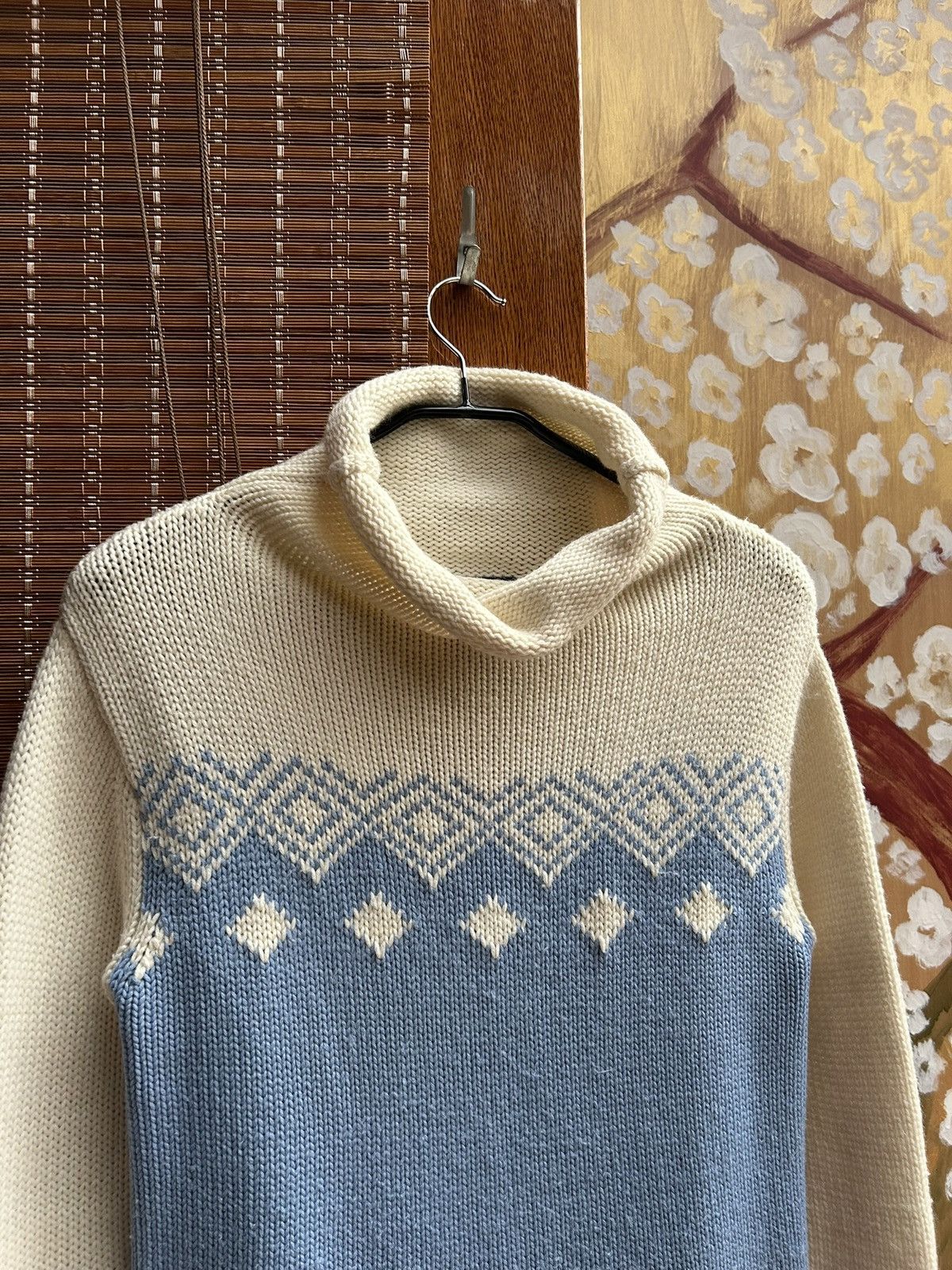 Stussy Vintage 90’s Stussy Wool Blend Cowl Neck Ski Sweater Size S / US 4 / IT 40 - 3 Thumbnail