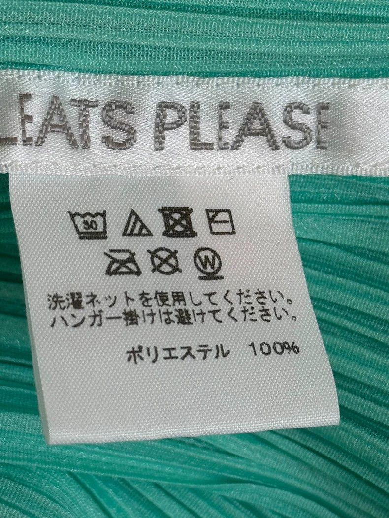 Issey Miyake issey miyake size:3 Green pleated short sleeves Size XXS / US 00 / IT 34 - 3 Thumbnail