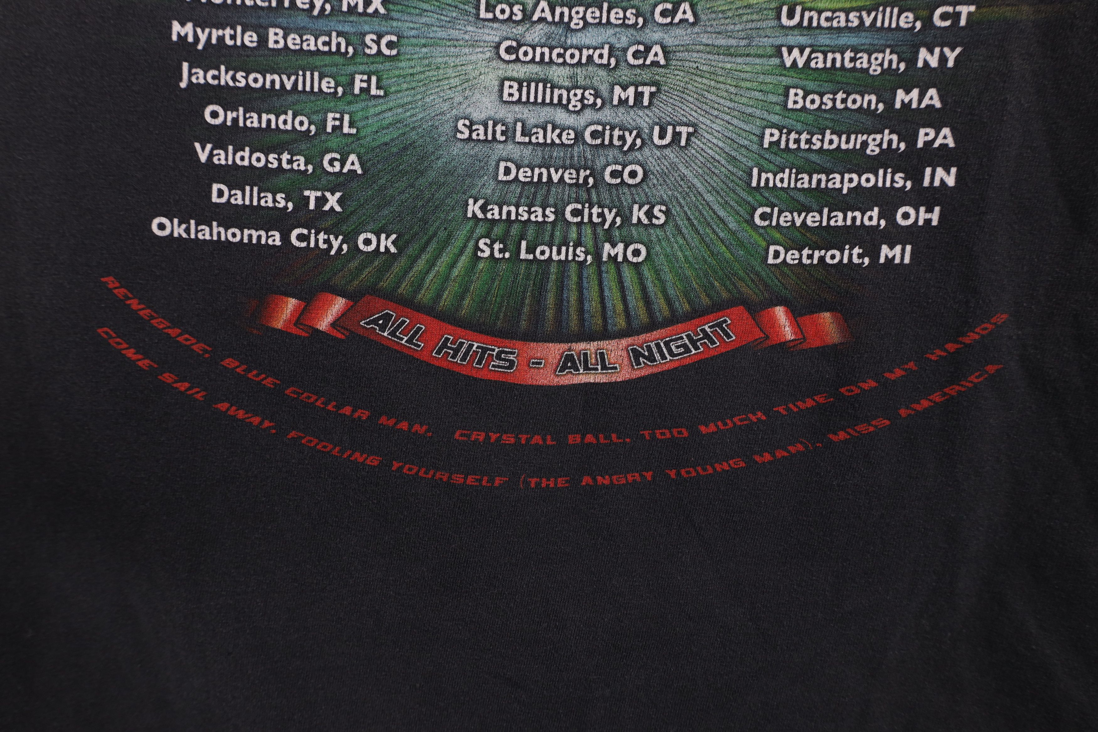 Vintage Vintage Y2K 2009 Stop Rockin All Hits Tour Styx Band T-Shirt Size US XL / EU 56 / 4 - 13 Thumbnail