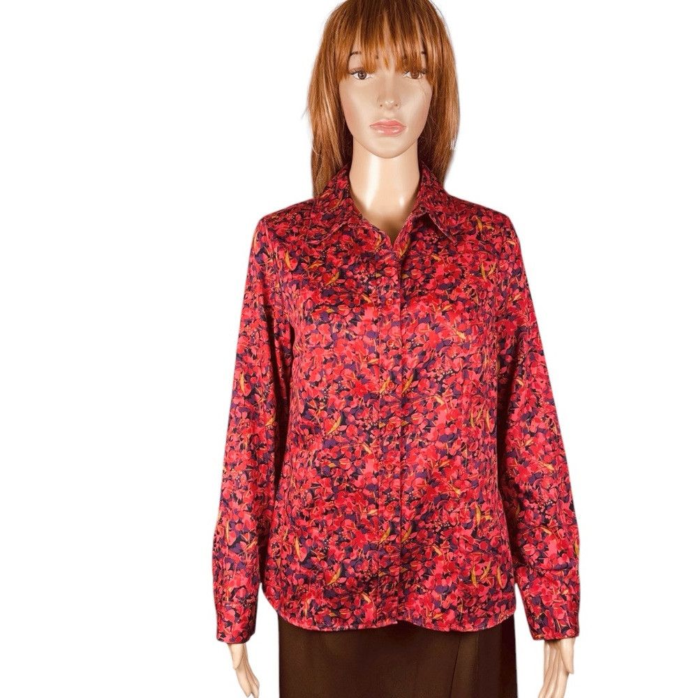 Coldwater Creek Coldwater Creek Cotton Long Sleeve No Iron Shirt Size XS Size XS / US 0-2 / IT 36-38 - 1 Thumbnail