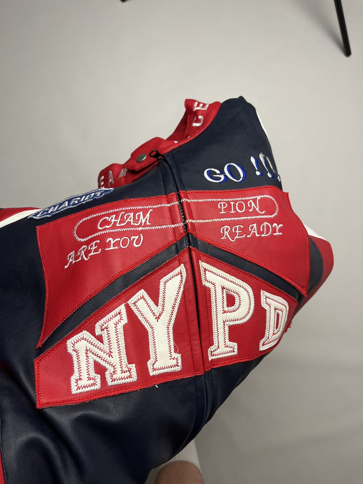 Fox Racing Racing Moto NYPD Bike Team Leather Jacket Size US S / EU 44-46 / 1 - 9 Thumbnail