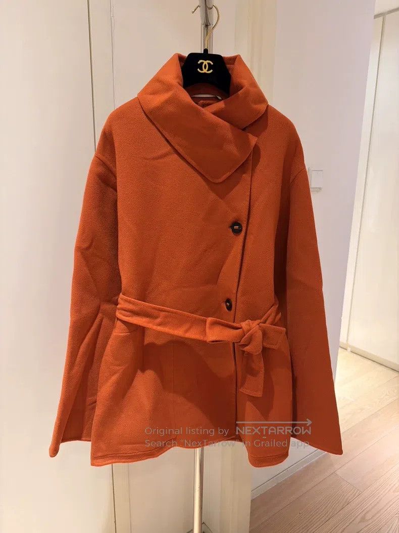 Hermes Hermes Single-breasted cashmere coat Size XS / US 0-2 / IT 36-38 - 1 Thumbnail