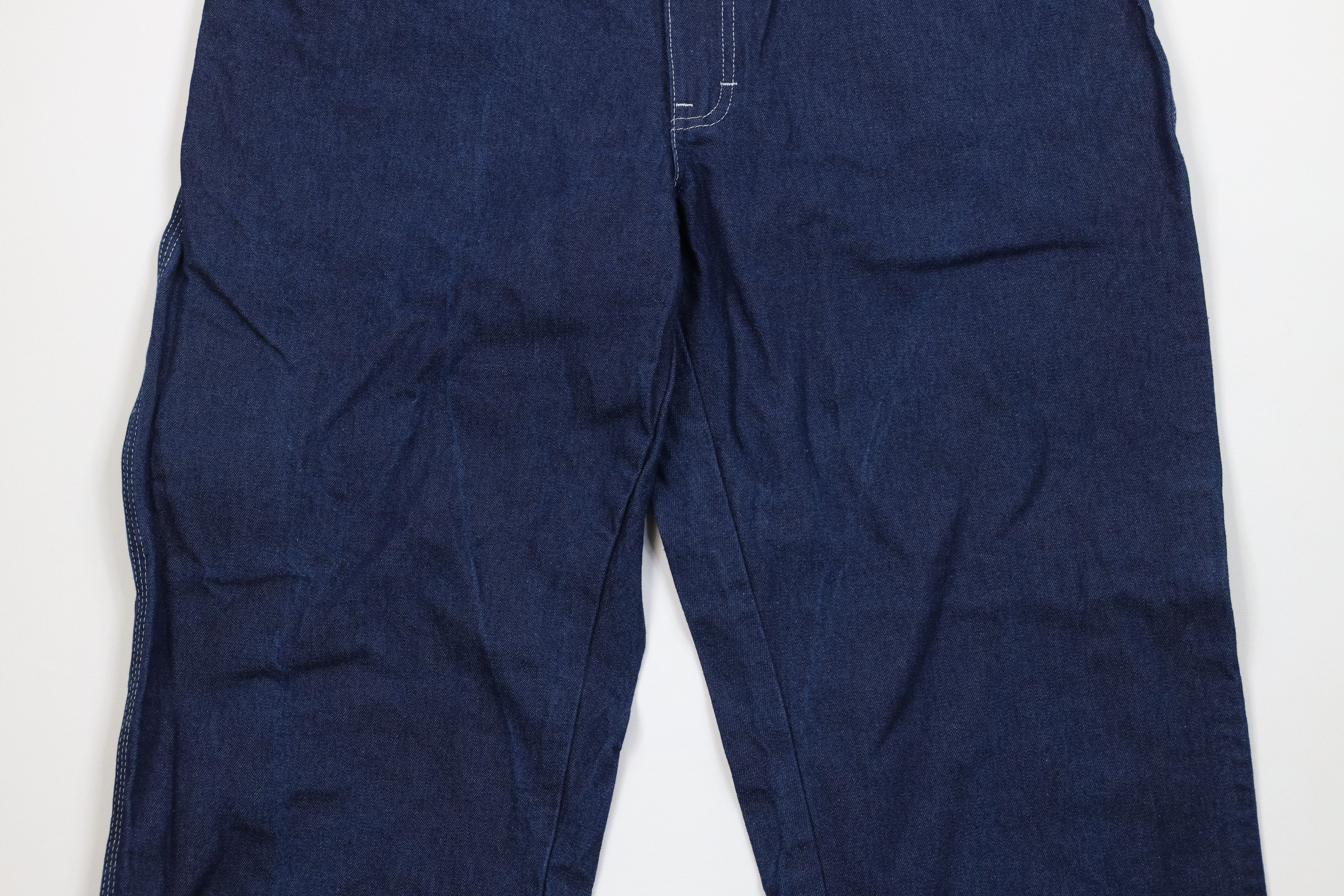 Dickies Vintage Dickies Wide Leg Dungaree Denim Jeans Indigo Size US 38 / EU 54 - 3 Thumbnail