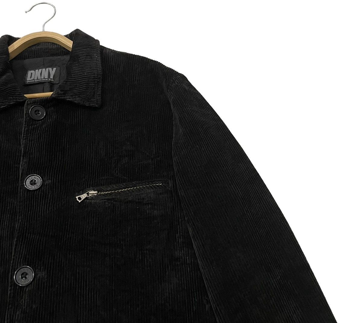 DKNY Vintage Donna Karan New York DKNY Corduroy Jacket Size US M / EU 48-50 / 2 - 2 Thumbnail