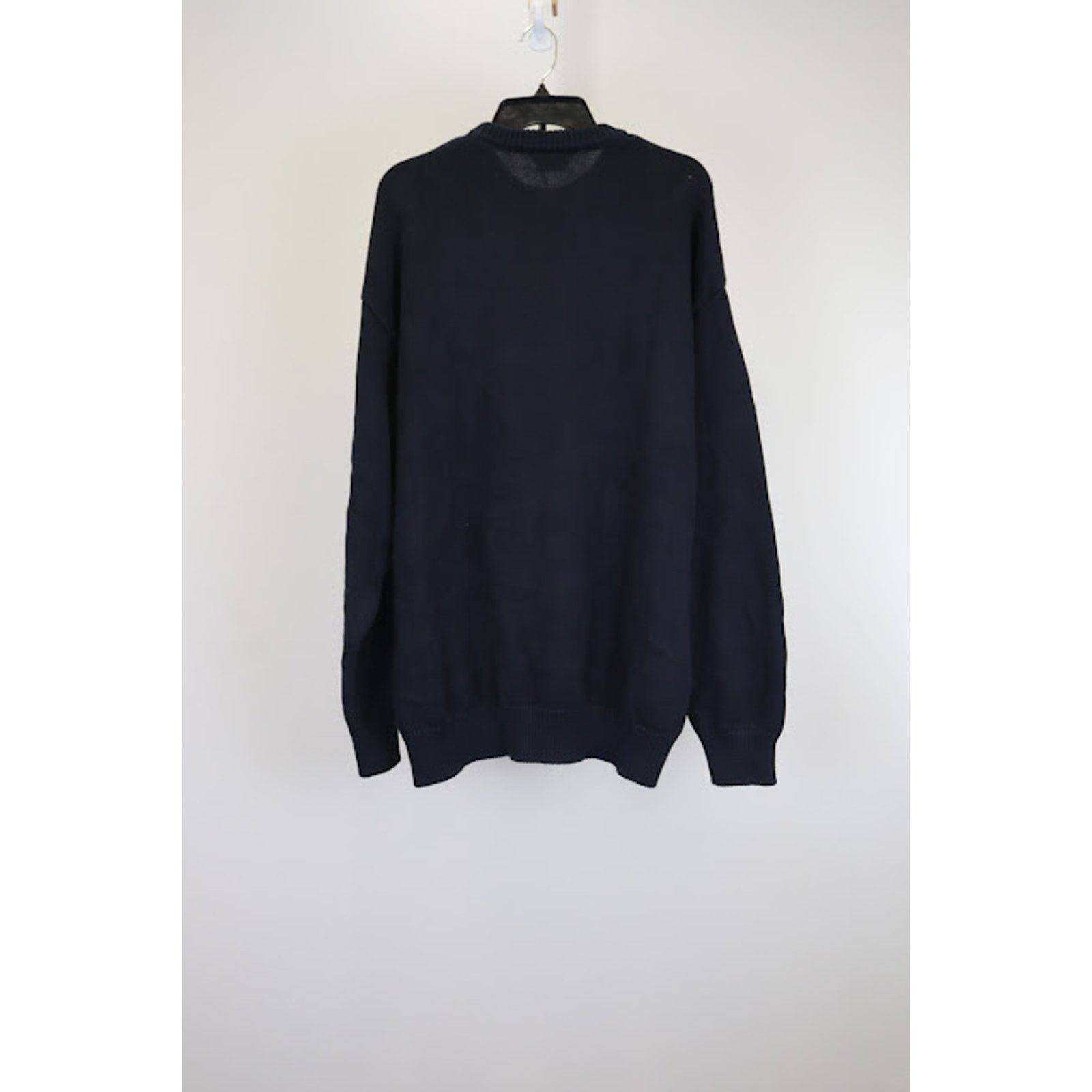 Balenciaga o1rshd1 Sweatshirt in Navy Blue Size US L / EU 52-54 / 3 - 8 Thumbnail