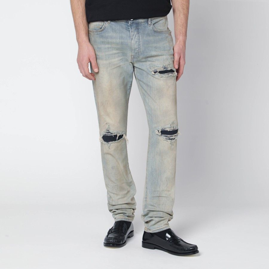 Amiri o1d2blof0226 MX1 Jeans in Light Blue Size US 32 / EU 48 - 1 Thumbnail