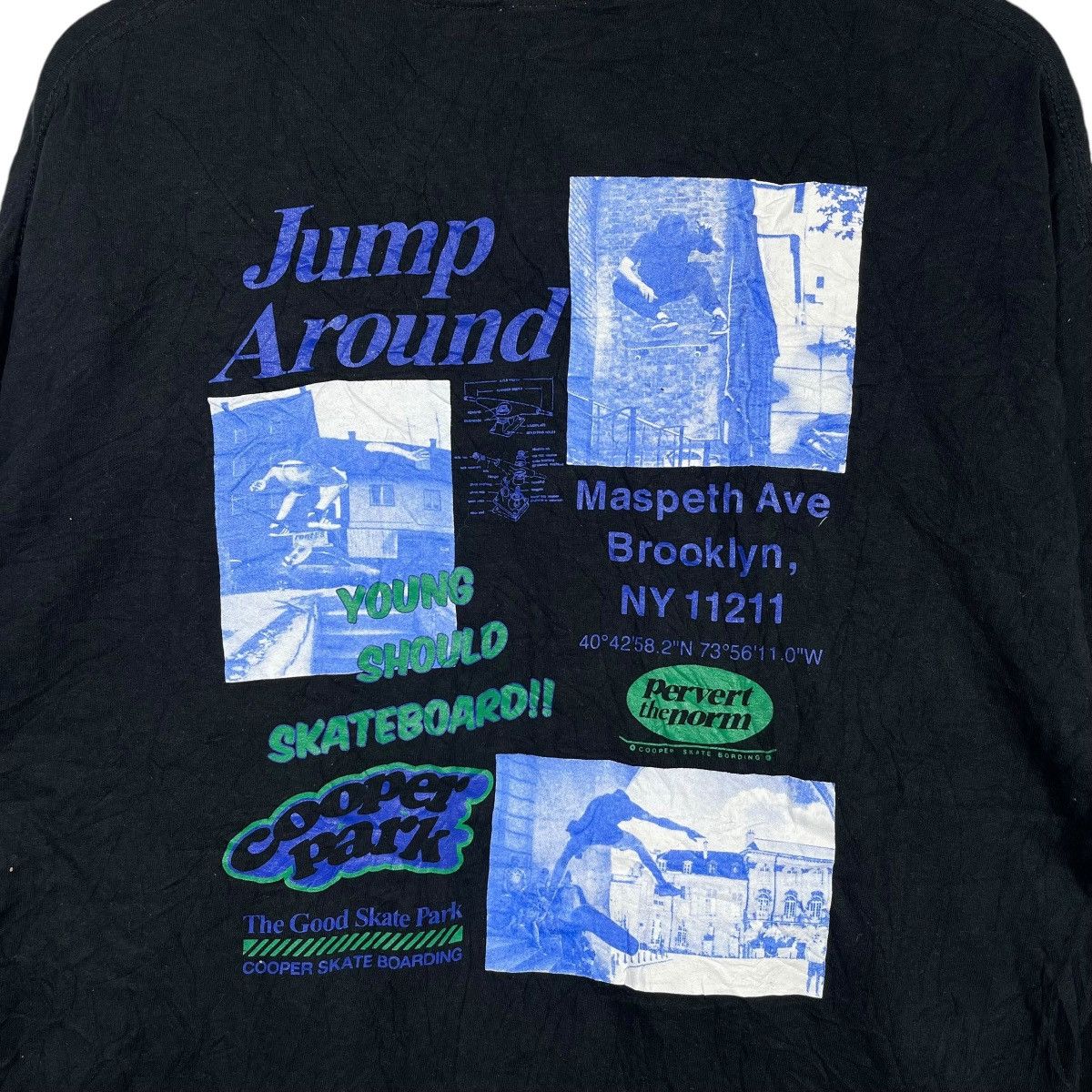 Vintage JWR Just Writing Cooper “Jump Around” Graphic Long Sleeve Size US L / EU 52-54 / 3 - 5 Thumbnail