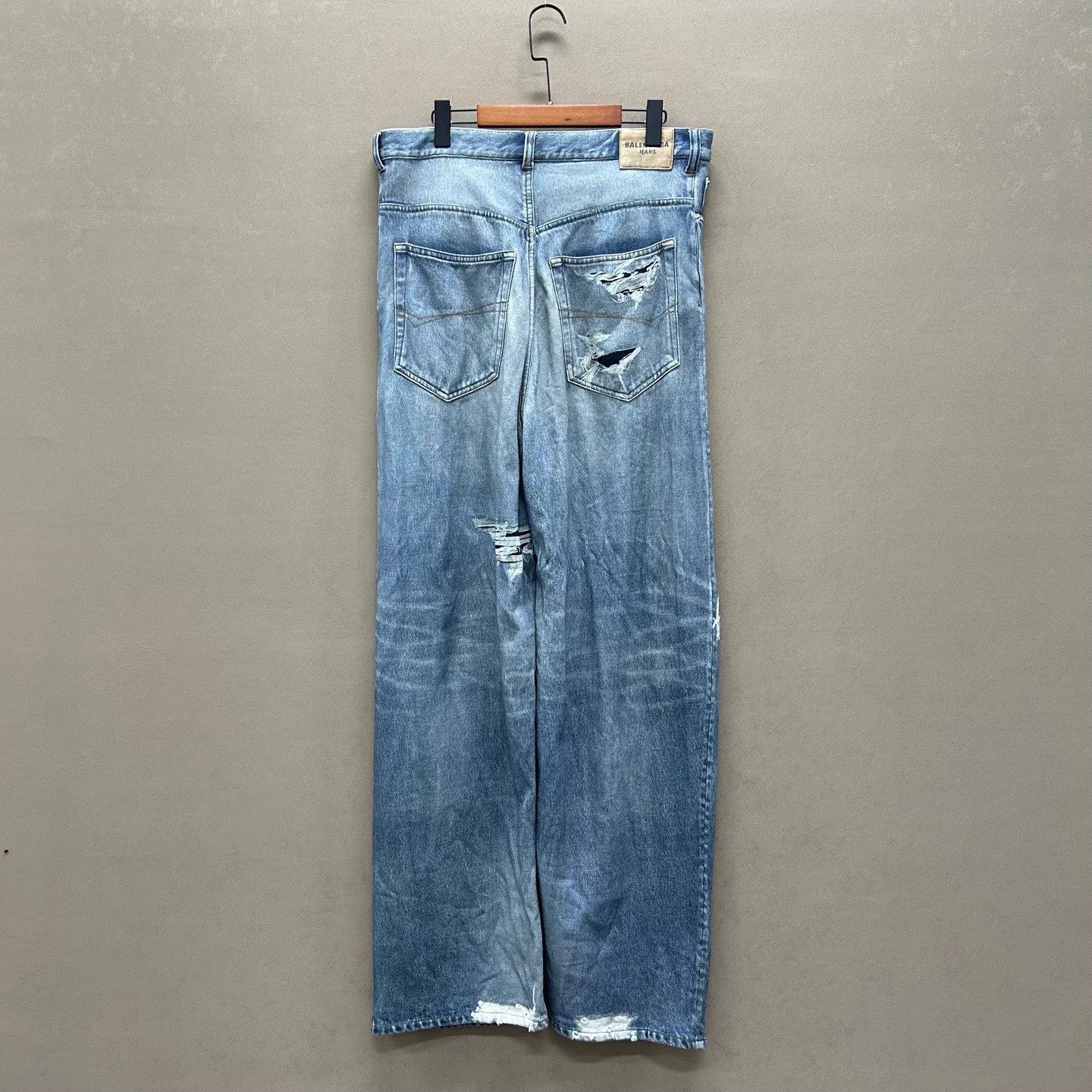 Balenciaga Balenciaga 3D Print Distressed Jeans S 99 New Size US 30 / EU 46 - 2 Thumbnail