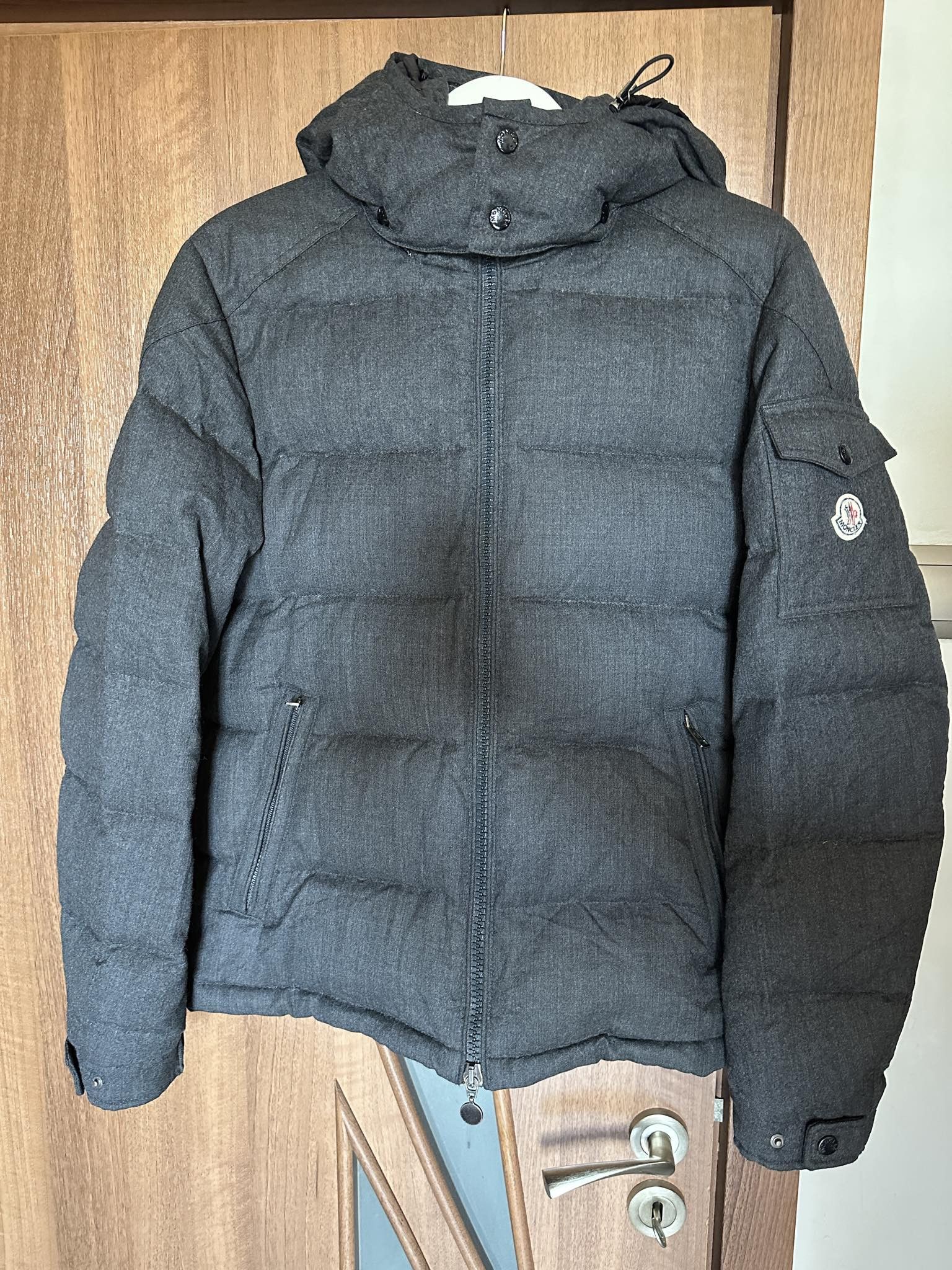 Moncler MONCLER Gray Montgenevre Giubbotto | Grailed