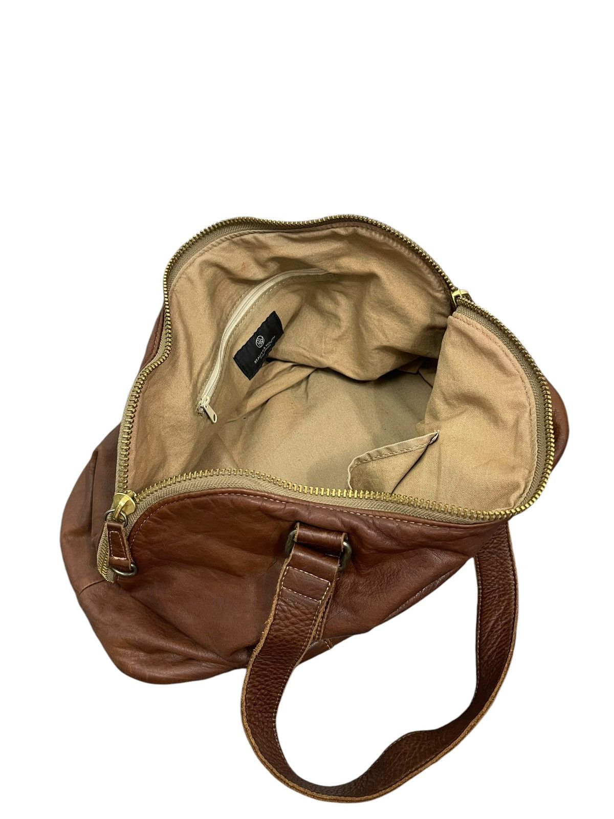 Genuine Leather Full Leather Patina B&Y United Arrows Tote Shoulder Bag 1🟩1 Size ONE SIZE - 22 Thumbnail