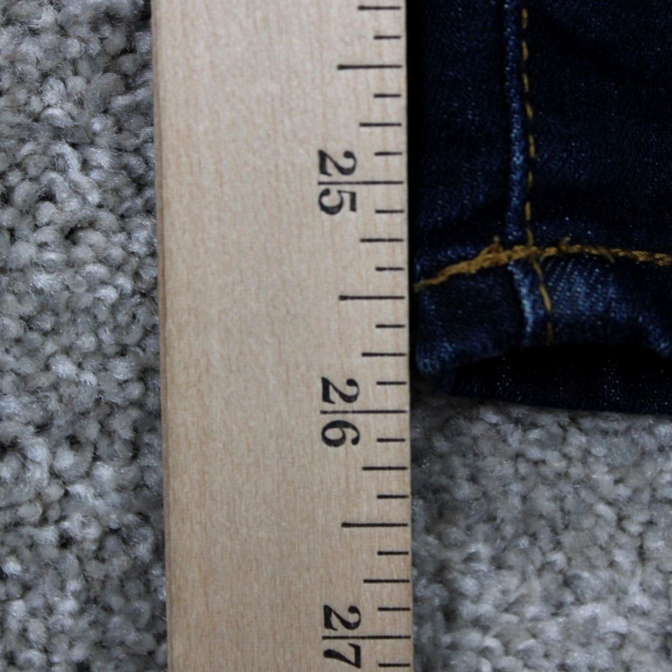 Gap GAP True Skinny Jeans Womens 6 Blue Denim 5-Pocket Stretch 26" Inseam Jeans Size 28" / US 6 / IT 42 - 4 Thumbnail