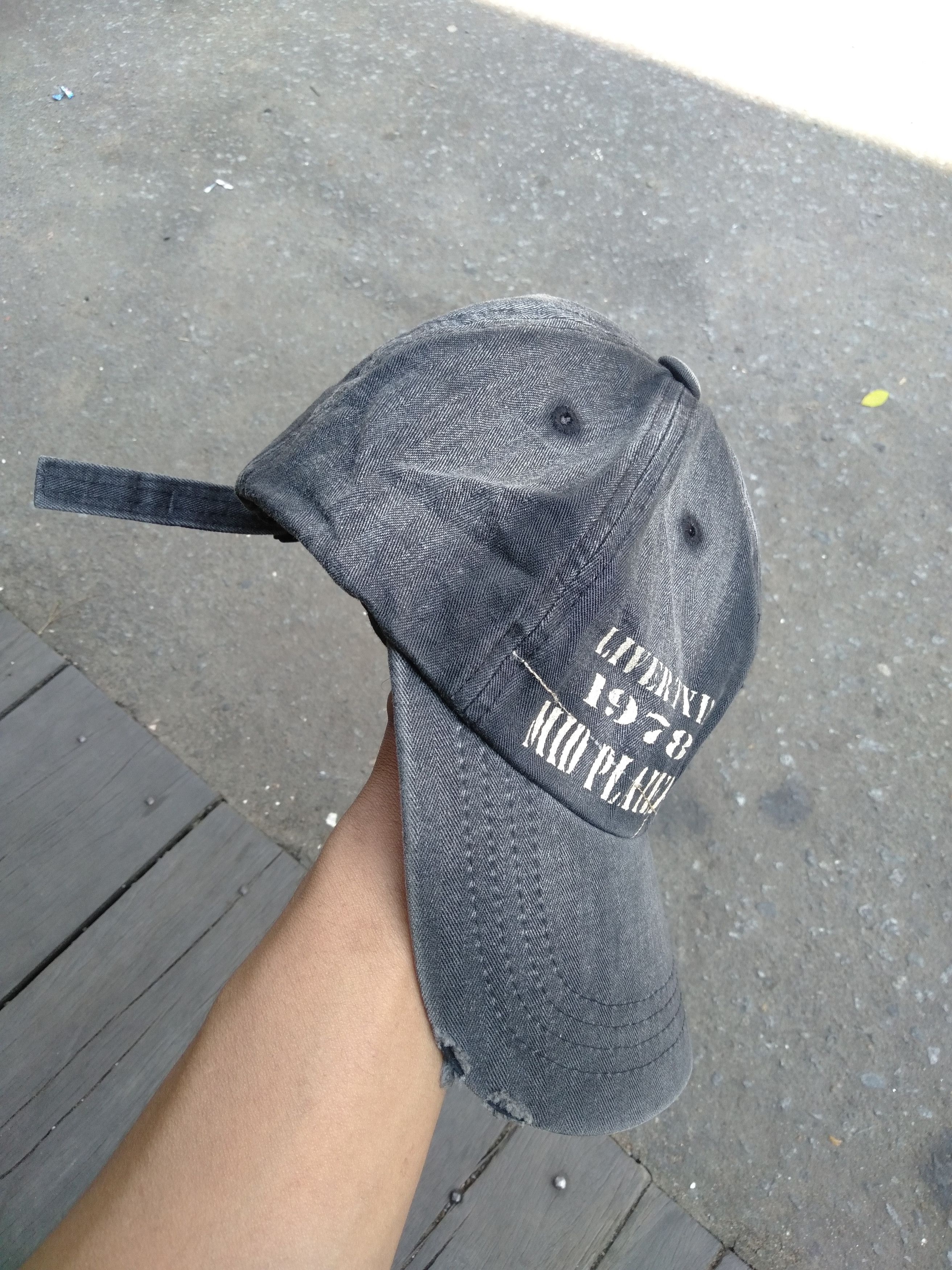 If Six Was Nine 2000s Mid Playerd Hat Size ONE SIZE - 3 Thumbnail