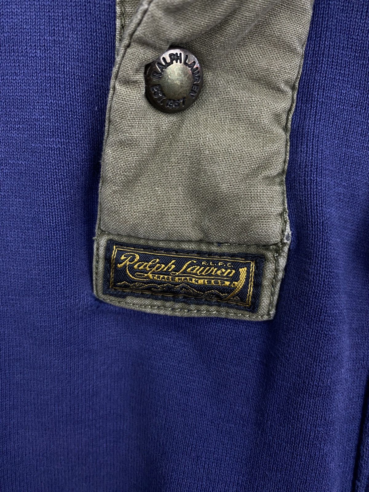 Polo Ralph Lauren 🇺🇸 Vintage 90s Ralph Lauren Army Military Hoodie Rare Retro Size US M / EU 48-50 / 2 - 5 Thumbnail