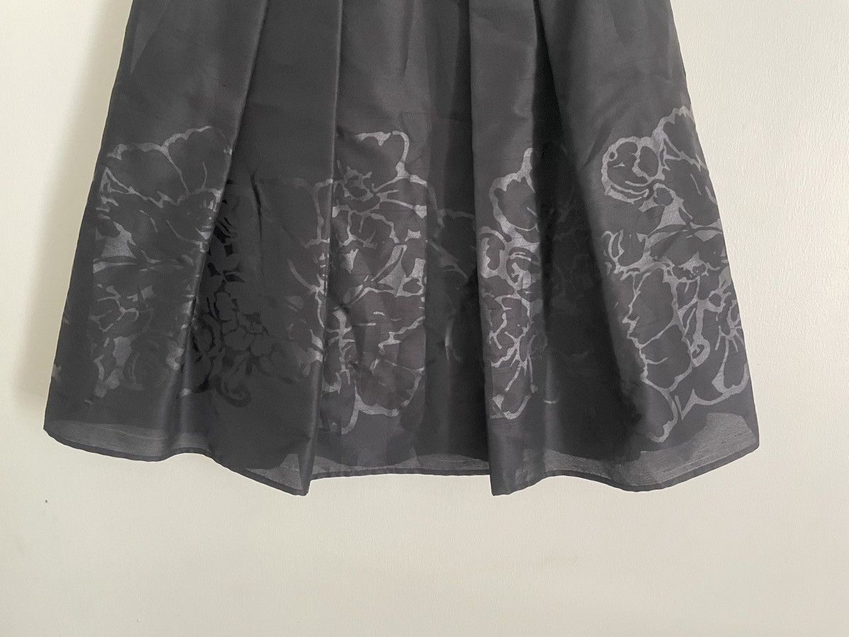 Hiroko Koshino Homme Hiroko BIS Black Pleated Skirt Size 29" - 3 Thumbnail