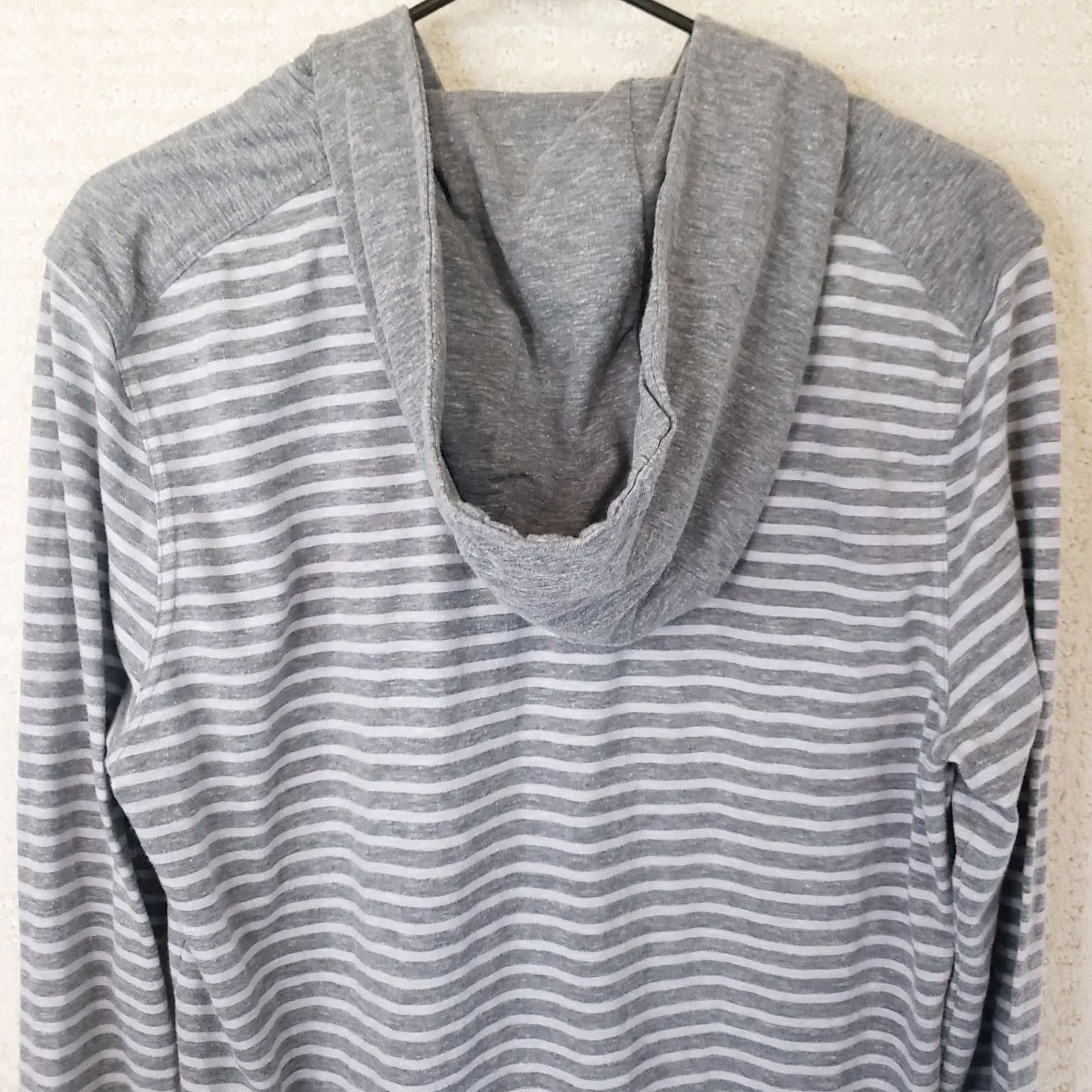Banana Republic Banana Republic Hoodie The Vintage T Grey White Raglan Sleeve Pullover Men’s L Size US L / EU 52-54 / 3 - 6 Thumbnail