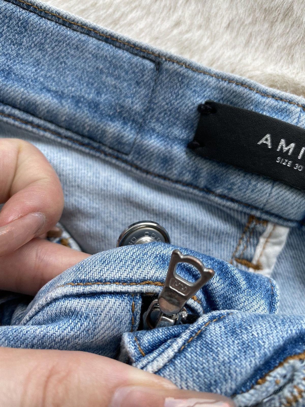 Amiri Amiri Indigo Painter Destroyed Denim Jeans Size US 30 / EU 46 - 6 Thumbnail