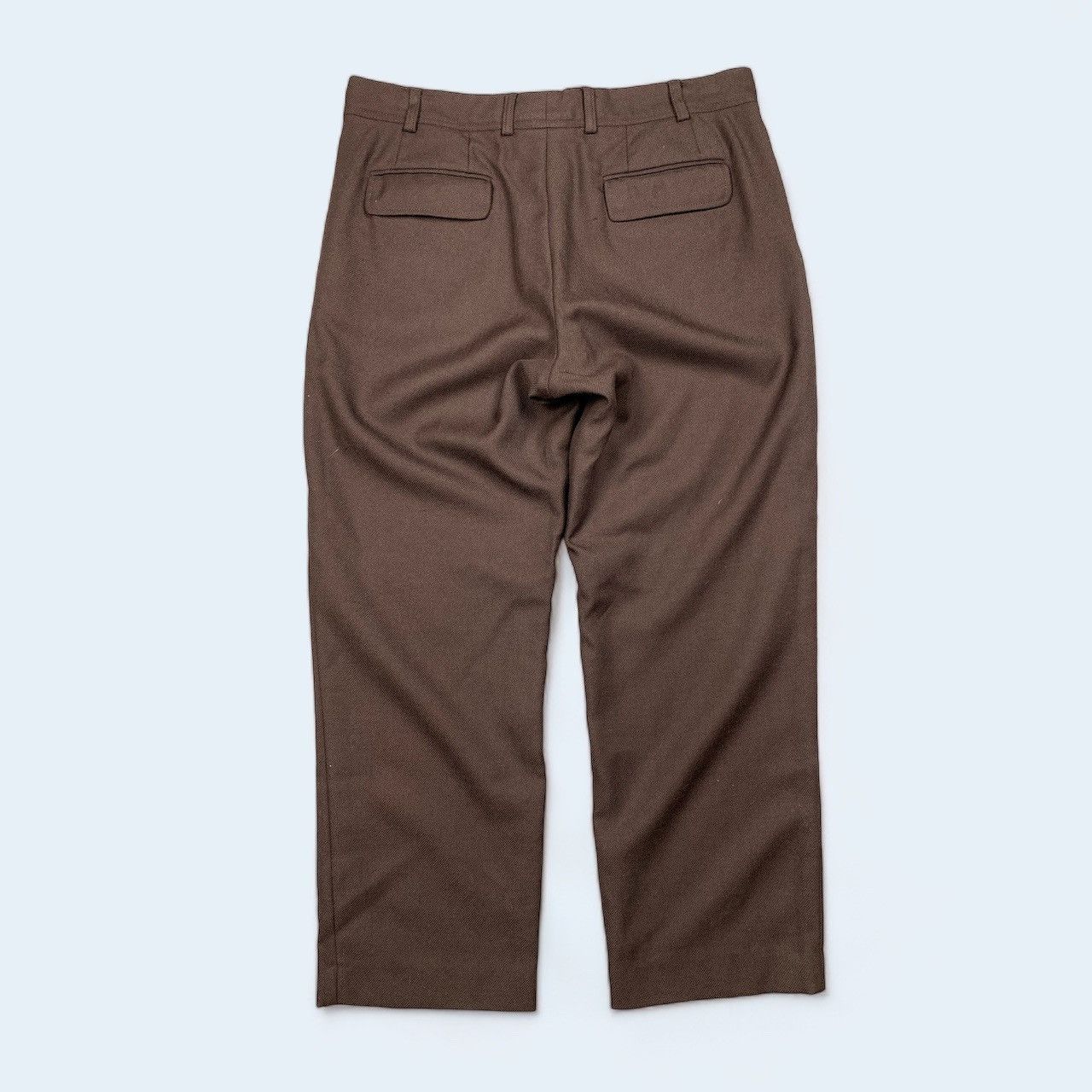 Dries Van Noten Dries Van Noten wool brown pants size 54 Size US 36 / EU 52 - 2 Thumbnail