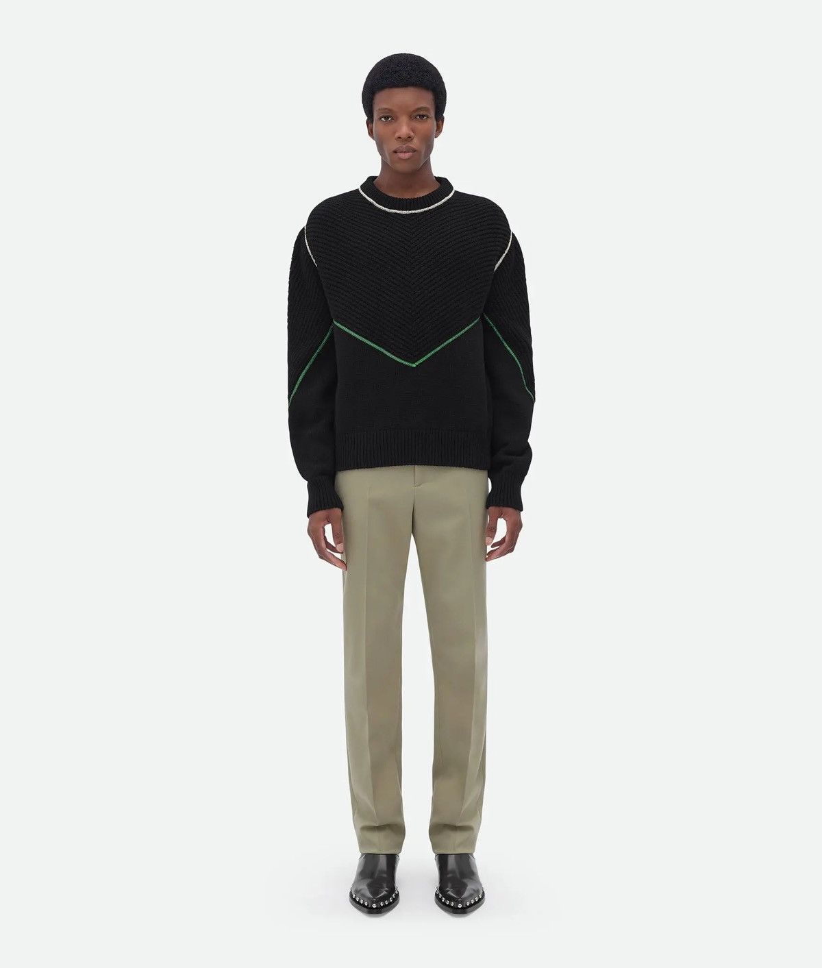 Bottega Veneta RRP $2500 Bottega Veneta Cashmere Sweater Overlock Mens L Size US L / EU 52-54 / 3 - 1 Thumbnail