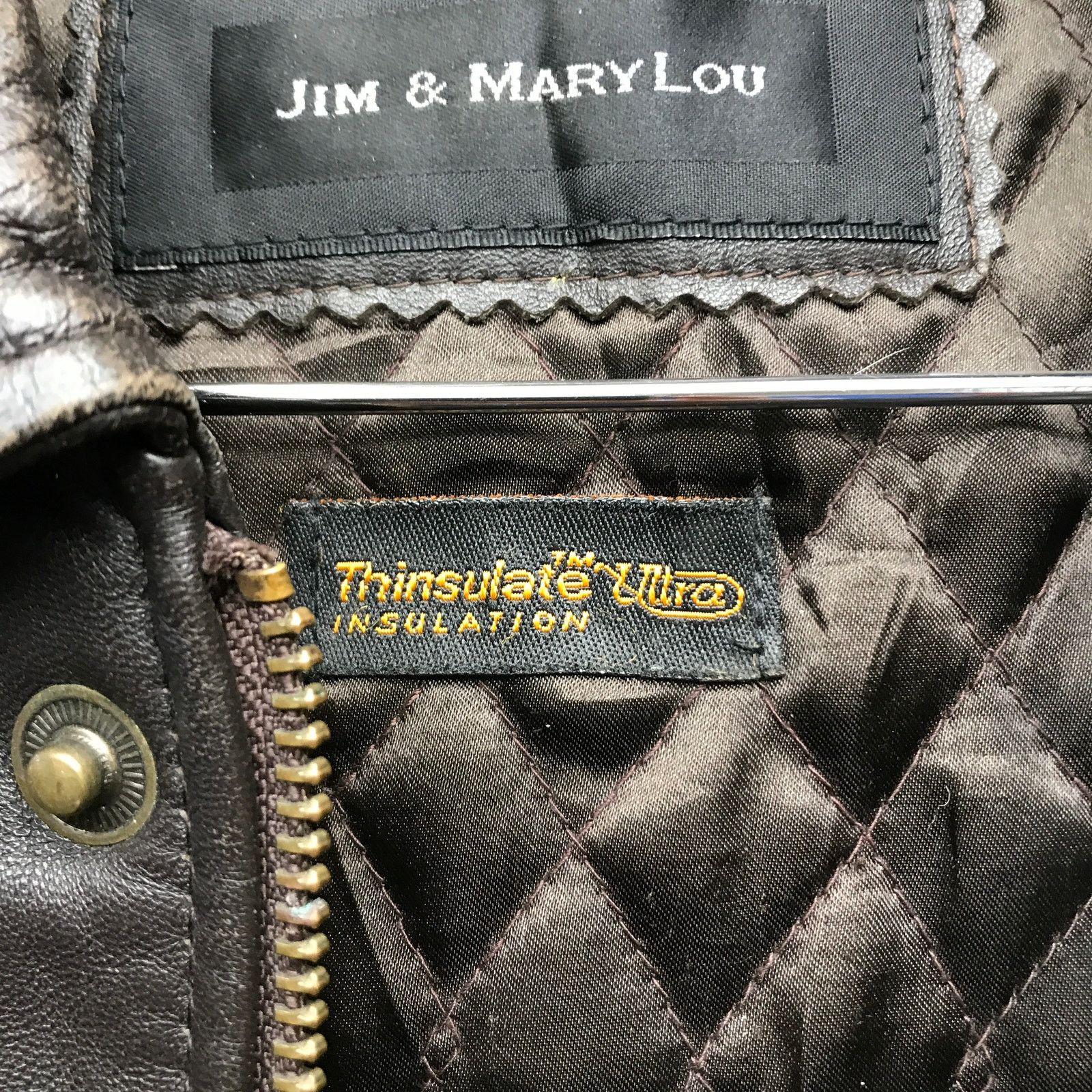 Other Jim & Mary Lou Thinsulate Ultra Leather Jacket Men XL Black Size US XL / EU 56 / 4 - 3 Thumbnail